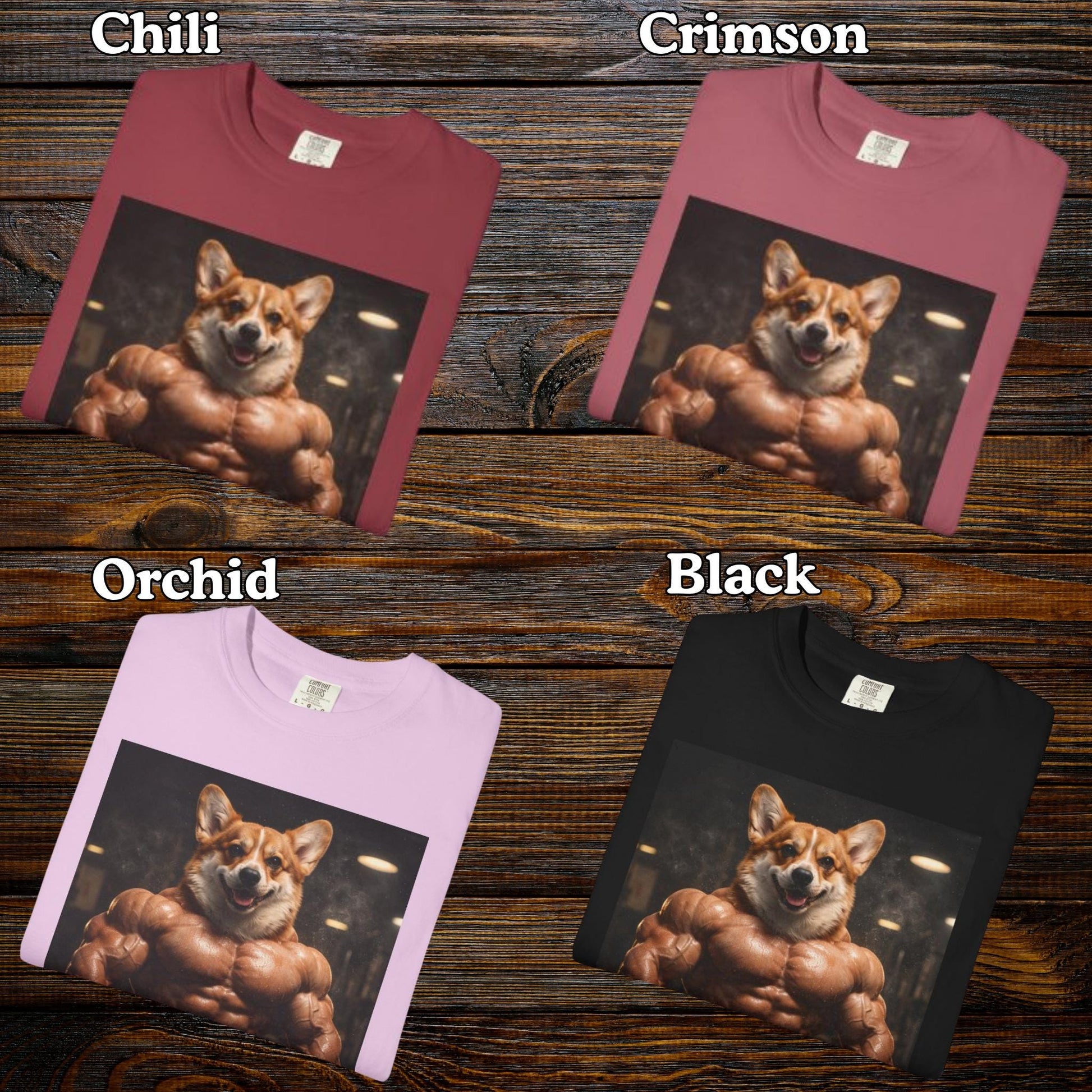 I Got That Dog In Me T-Shirt, Corgi Shirt, Vintage Destressed Gym Rat Tshirt, Brainrot Dog Tee, Gen Z Joke Doggy Lover Comfort Colors®