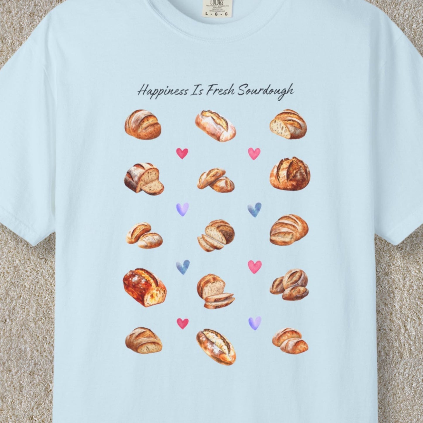 Sourdough Shirt, Funny Sourdough Baker Bread Lover Tee, Women Baking Crewneck T-Shirt, Funny Sourdough Starter Comfort Colors Tshirt