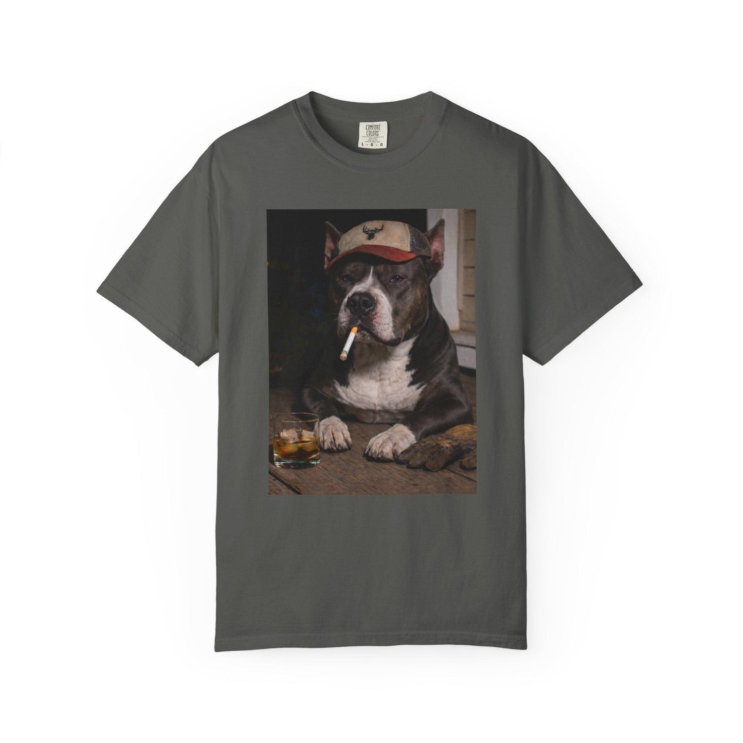 Funny American Bully Shirt, Dog Dad T-Shirt, Blue Collar Man Gag Gift Tee For Husband, American Bulldog Meme Humor Comfort Colors® Tshirt
