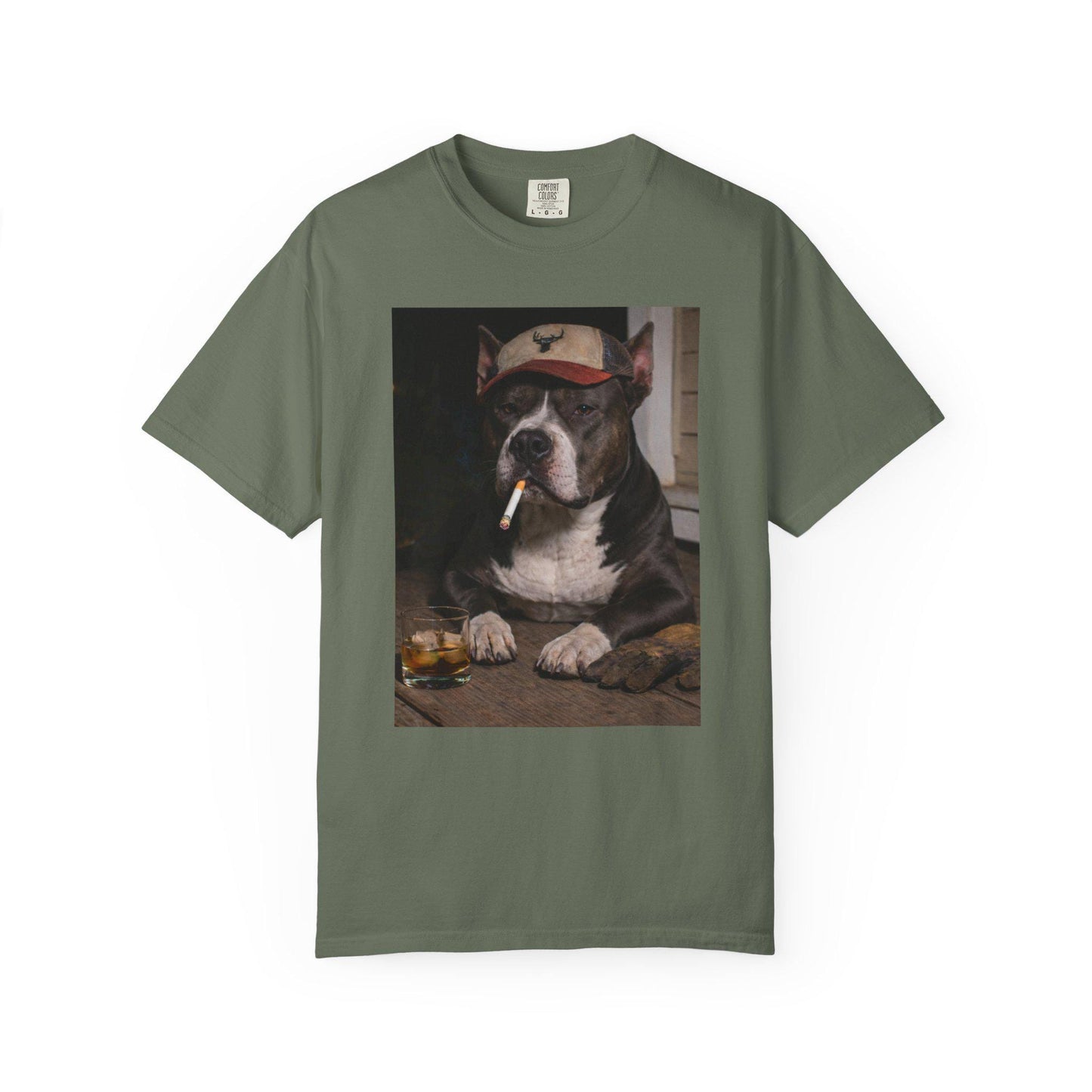 Funny American Bully Shirt, Dog Dad T-Shirt, Blue Collar Man Gag Gift Tee For Husband, American Bulldog Meme Humor Comfort Colors® Tshirt
