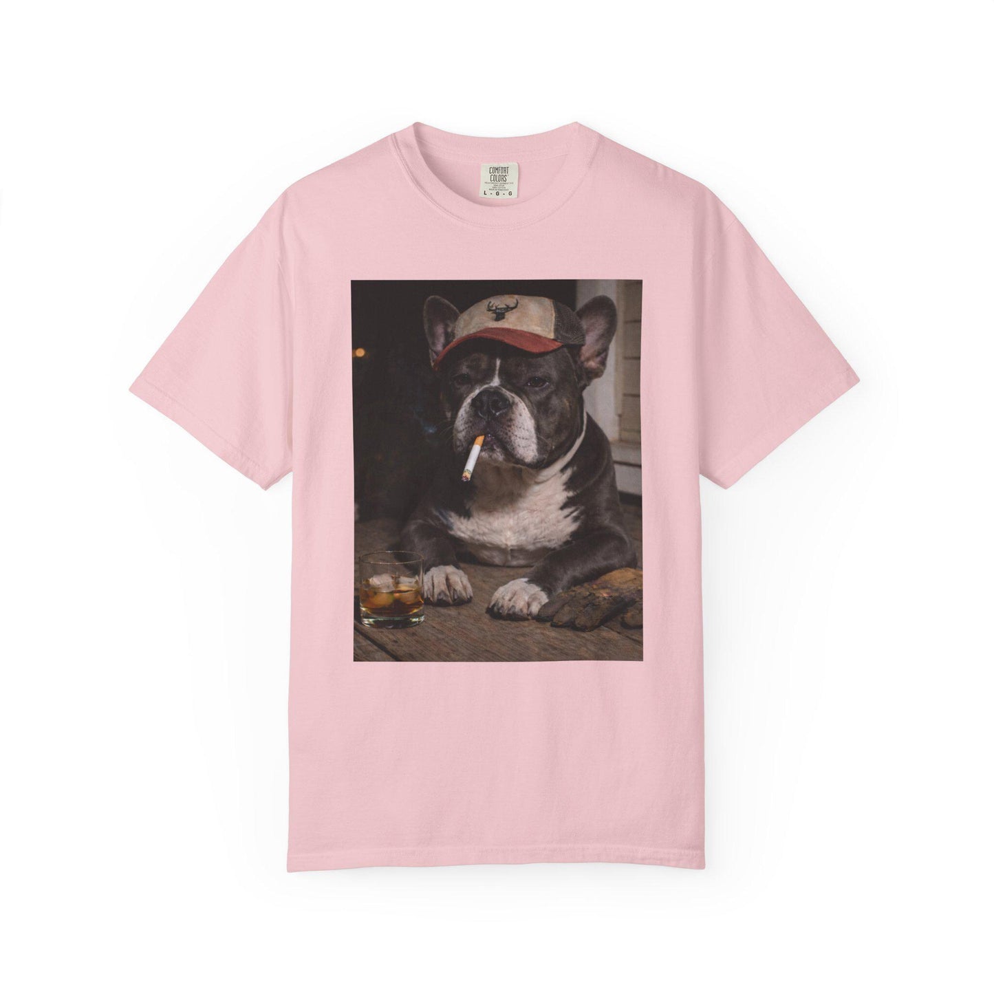 Funny French Bulldog Shirt, Dog Dad T-Shirt, Blue Collar Man Gag Gift Tee For Husband, Frenchie Owner Meme Humor Comfort Colors® Tshirt