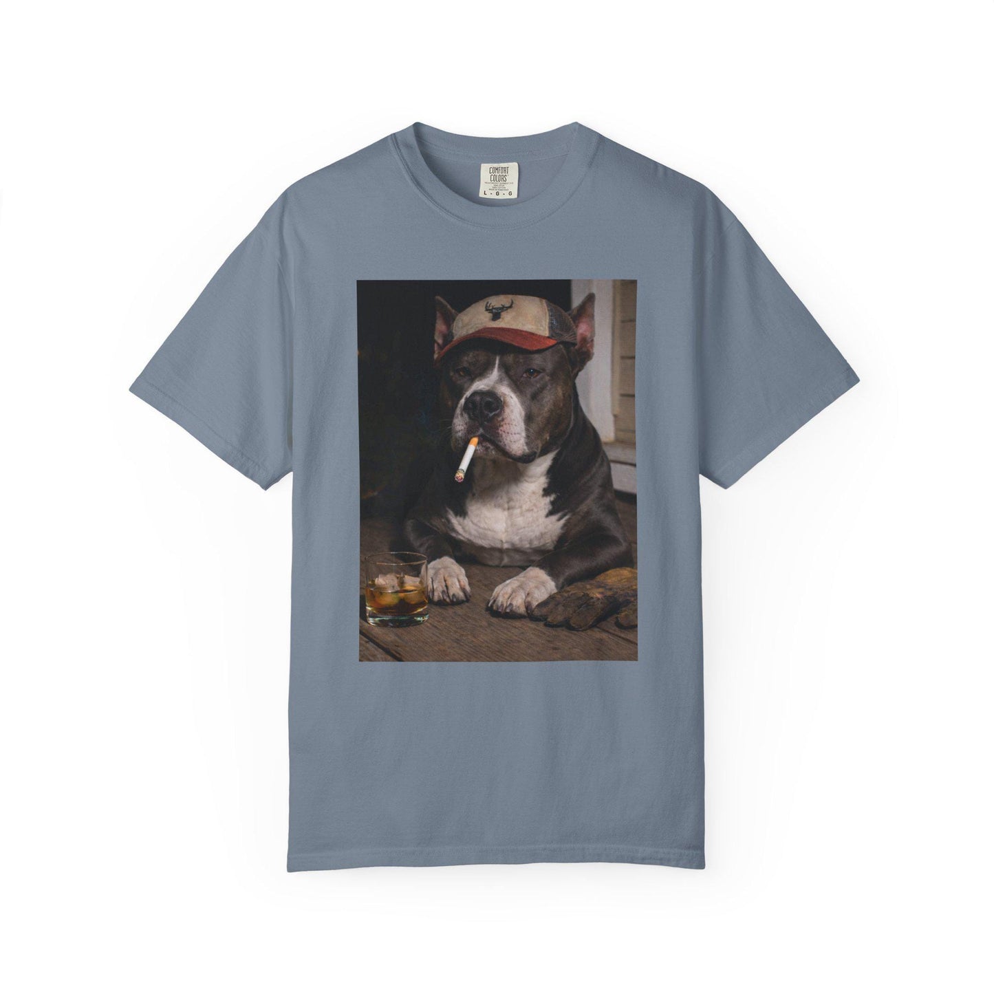Funny American Bully Shirt, Dog Dad T-Shirt, Blue Collar Man Gag Gift Tee For Husband, American Bulldog Meme Humor Comfort Colors® Tshirt