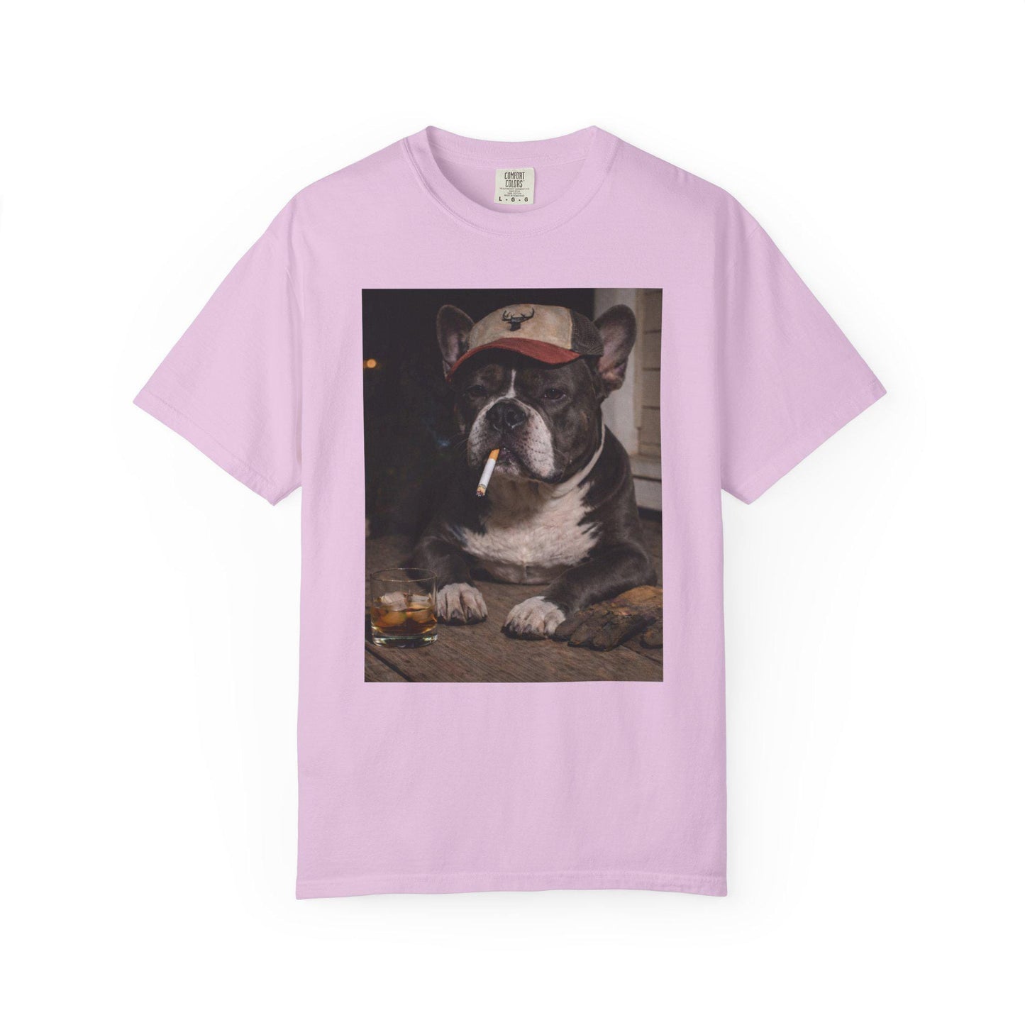 Funny French Bulldog Shirt, Dog Dad T-Shirt, Blue Collar Man Gag Gift Tee For Husband, Frenchie Owner Meme Humor Comfort Colors® Tshirt