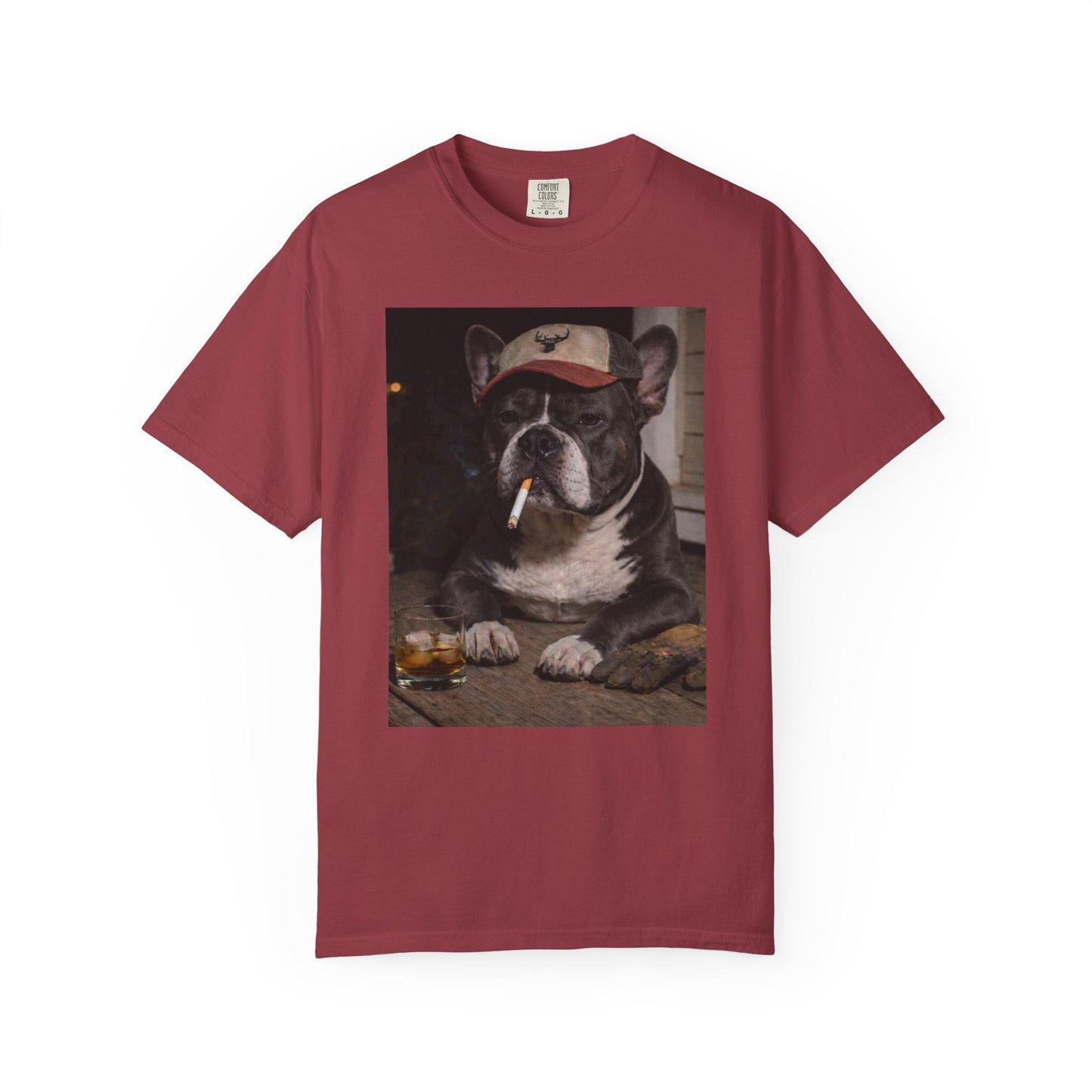 Funny French Bulldog Shirt, Dog Dad T-Shirt, Blue Collar Man Gag Gift Tee For Husband, Frenchie Owner Meme Humor Comfort Colors® Tshirt