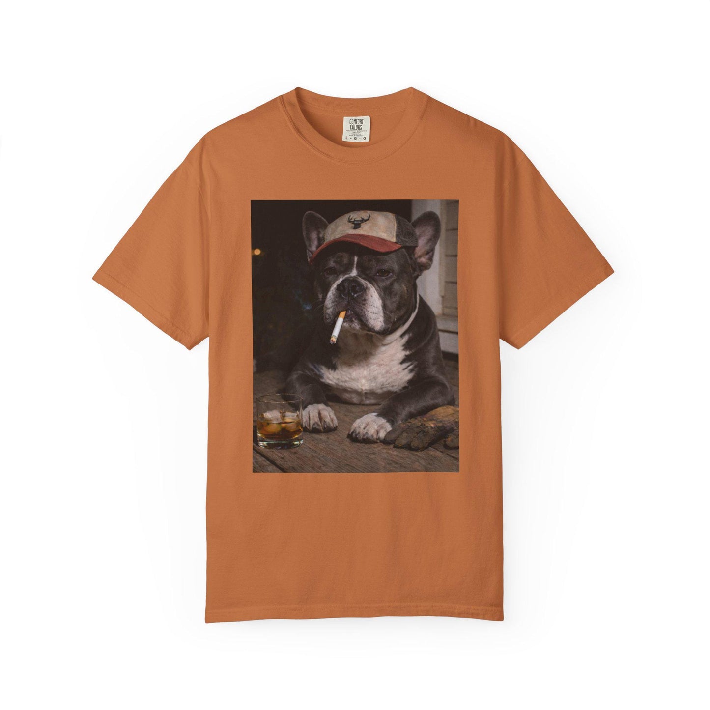 Funny French Bulldog Shirt, Dog Dad T-Shirt, Blue Collar Man Gag Gift Tee For Husband, Frenchie Owner Meme Humor Comfort Colors® Tshirt