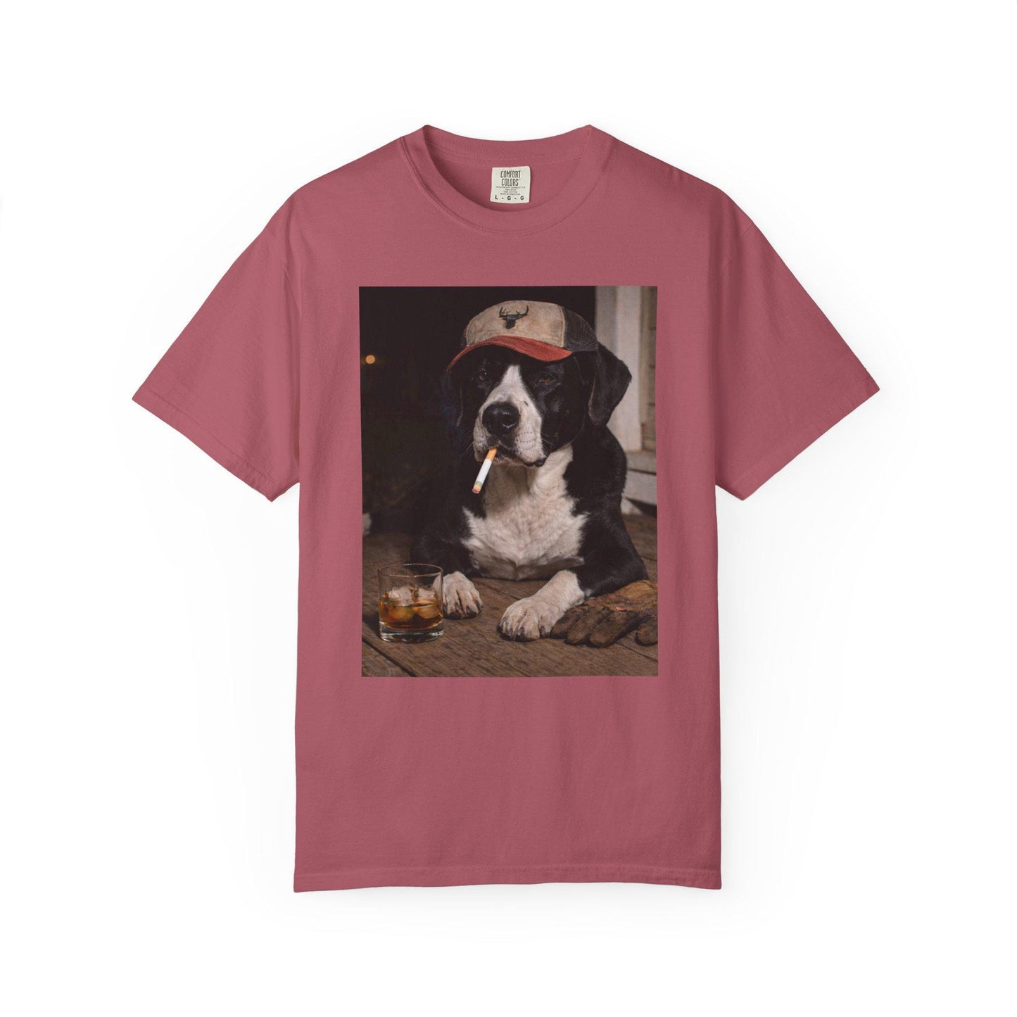 Funny Black & White Mixed Breed Shirt, Dog Dad T-Shirt, Blue Collar Man Gag Gift Tee Husband, Pound Pup Meme Humor Comfort Colors® Tshirt