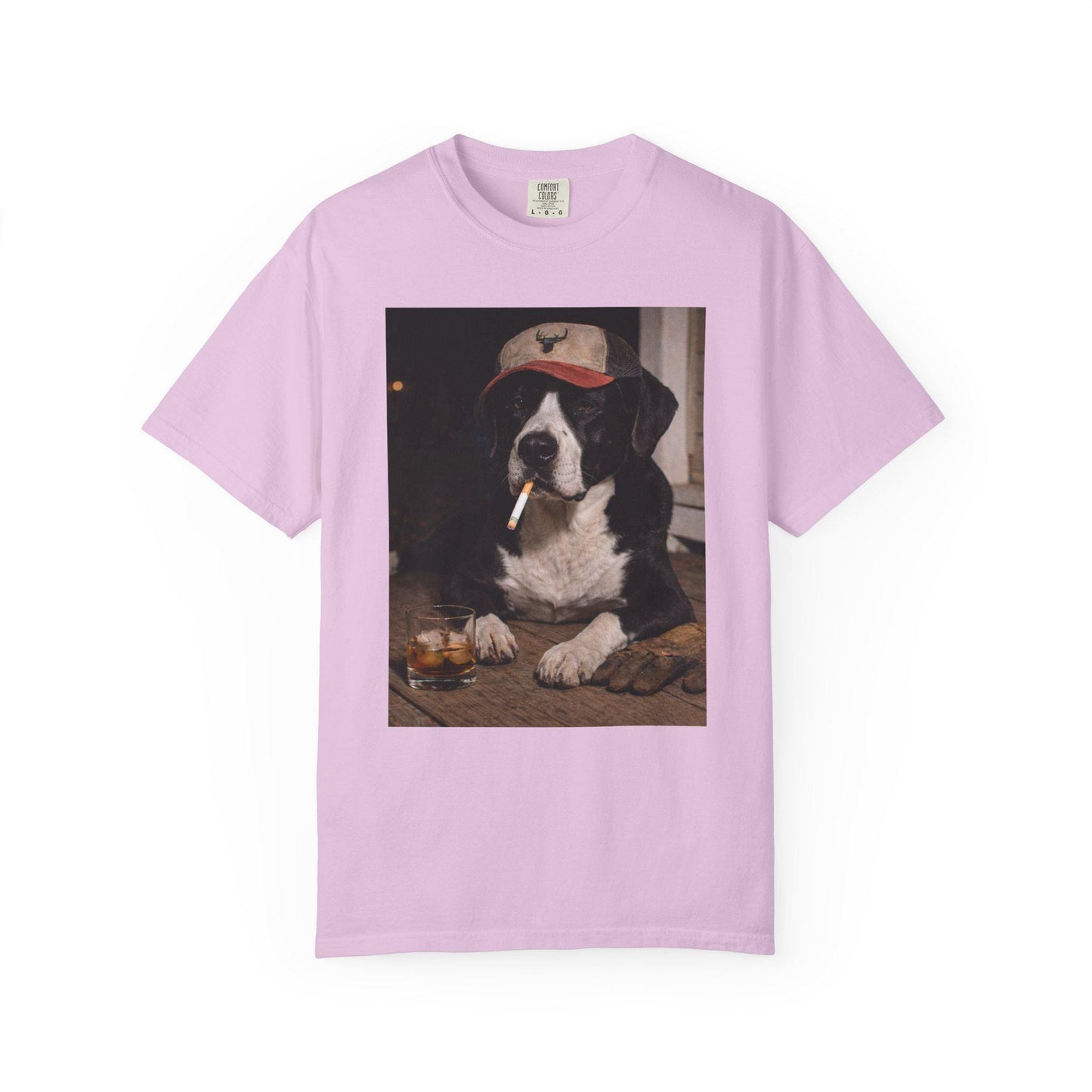 Funny Black & White Mixed Breed Shirt, Dog Dad T-Shirt, Blue Collar Man Gag Gift Tee Husband, Pound Pup Meme Humor Comfort Colors® Tshirt