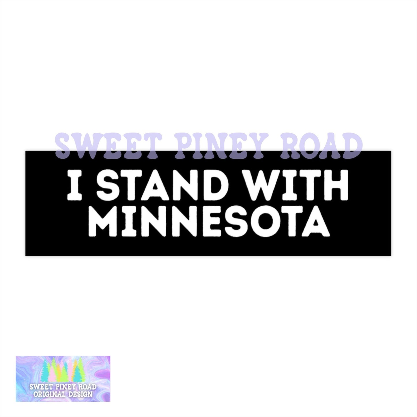 I Stand With Minnesota Car Magnet, F*ck ICE Bumper Sticker, Waltz Protest Fight For Human Rights, Deport The Racists, Anti Trump FDT Rally