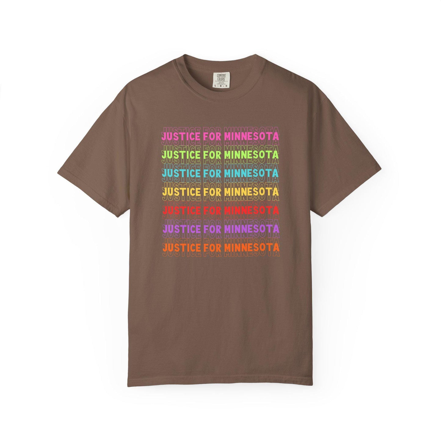 Justice For Minnesota Shirt, Abolish ICE Rainbow T-Shirt, Waltz Protest For Human Rights Tshirt, Protest Rally Tee, F*ck ICE Anti Trump FDT
