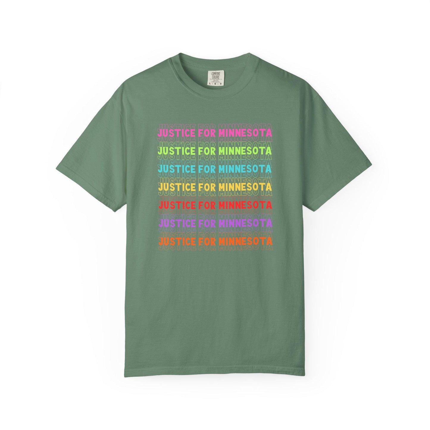 Justice For Minnesota Shirt, Abolish ICE Rainbow T-Shirt, Waltz Protest For Human Rights Tshirt, Protest Rally Tee, F*ck ICE Anti Trump FDT