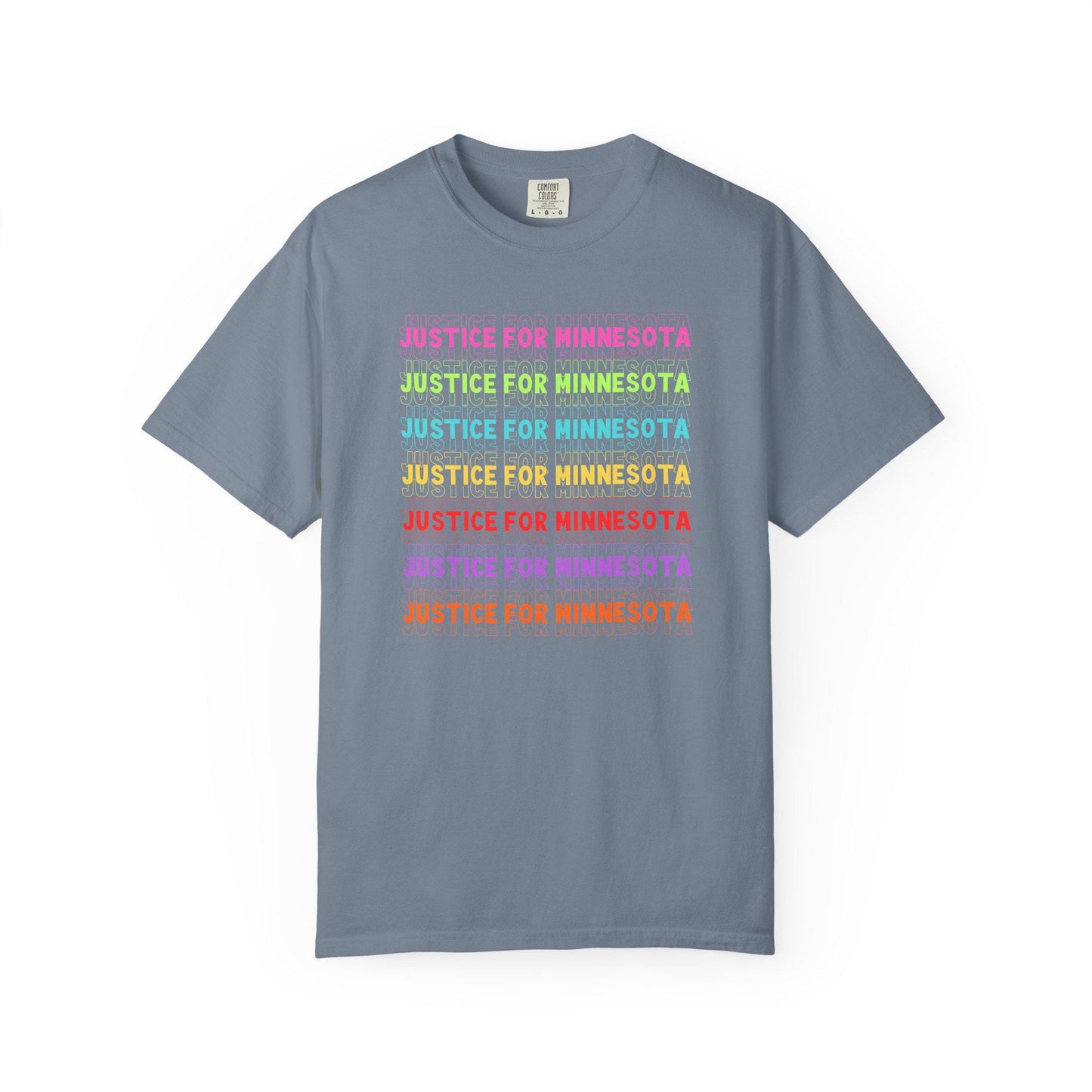 Justice For Minnesota Shirt, Abolish ICE Rainbow T-Shirt, Waltz Protest For Human Rights Tshirt, Protest Rally Tee, F*ck ICE Anti Trump FDT