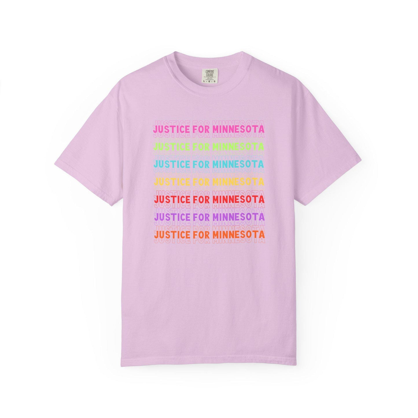 Justice For Minnesota Shirt, Abolish ICE Rainbow T-Shirt, Waltz Protest For Human Rights Tshirt, Protest Rally Tee, F*ck ICE Anti Trump FDT