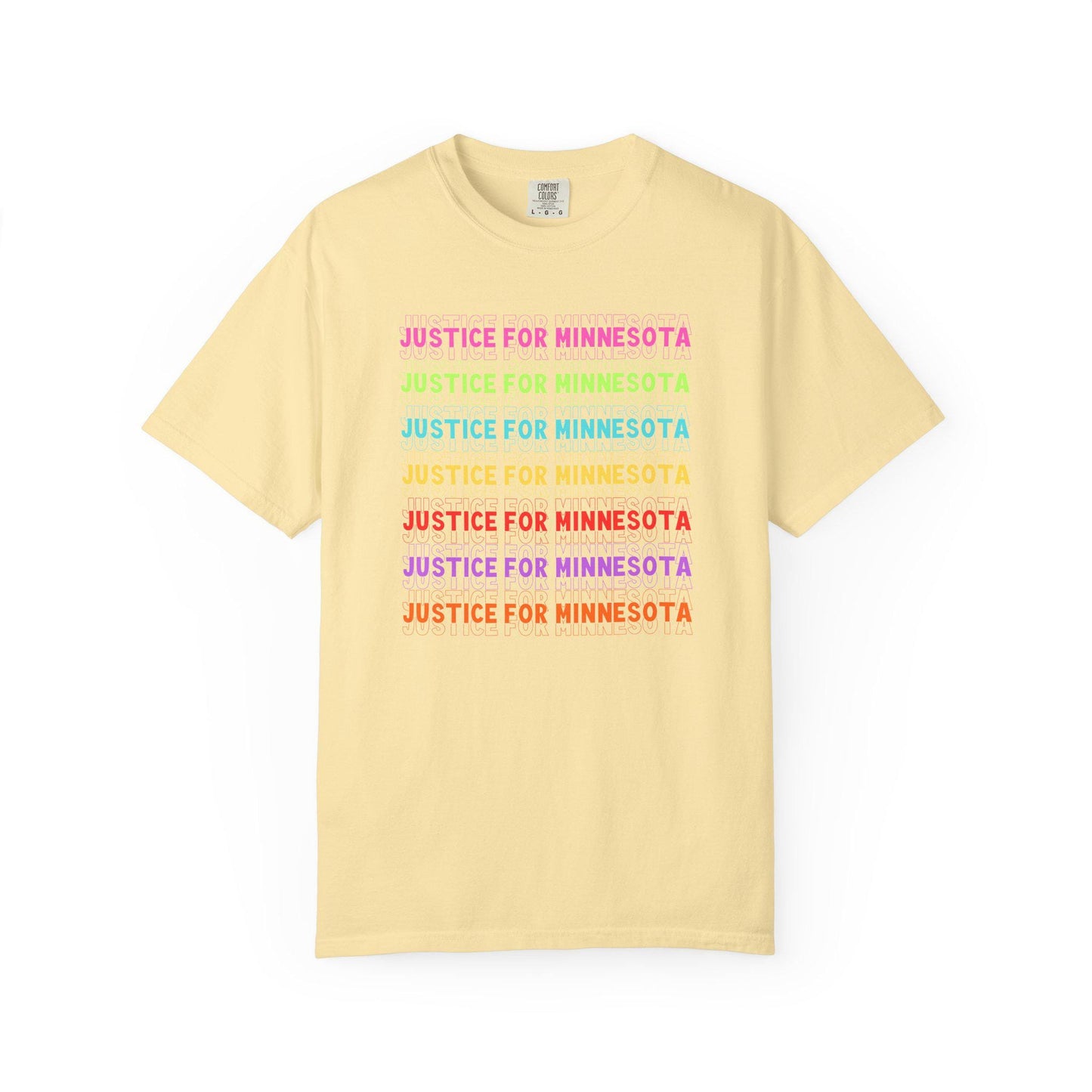 Justice For Minnesota Shirt, Abolish ICE Rainbow T-Shirt, Waltz Protest For Human Rights Tshirt, Protest Rally Tee, F*ck ICE Anti Trump FDT