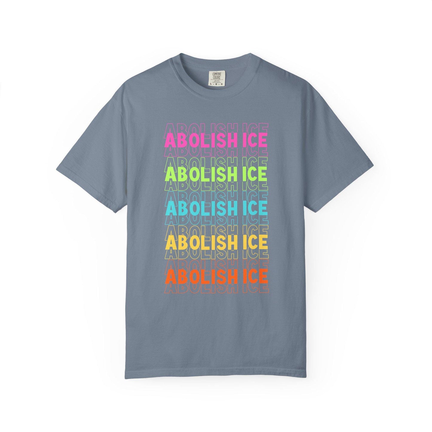 Abolish ICE Shirt, F*ck ICE TShirt, Justice For Minnesota T-Shirt, Chinga La Migra Merch, Anti Trump FDT, Rainbow Design Immigration Rights