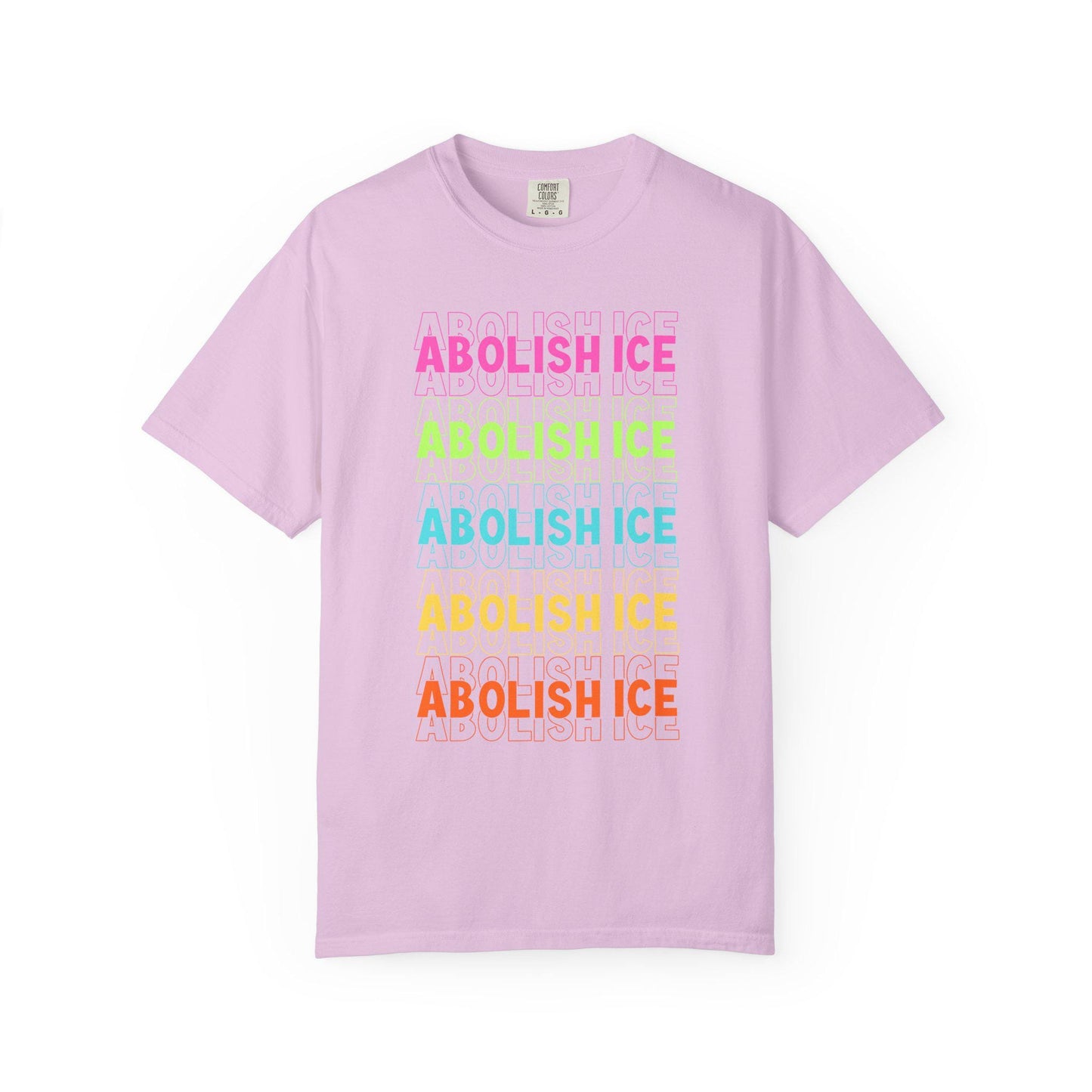 Abolish ICE Shirt, F*ck ICE TShirt, Justice For Minnesota T-Shirt, Chinga La Migra Merch, Anti Trump FDT, Rainbow Design Immigration Rights