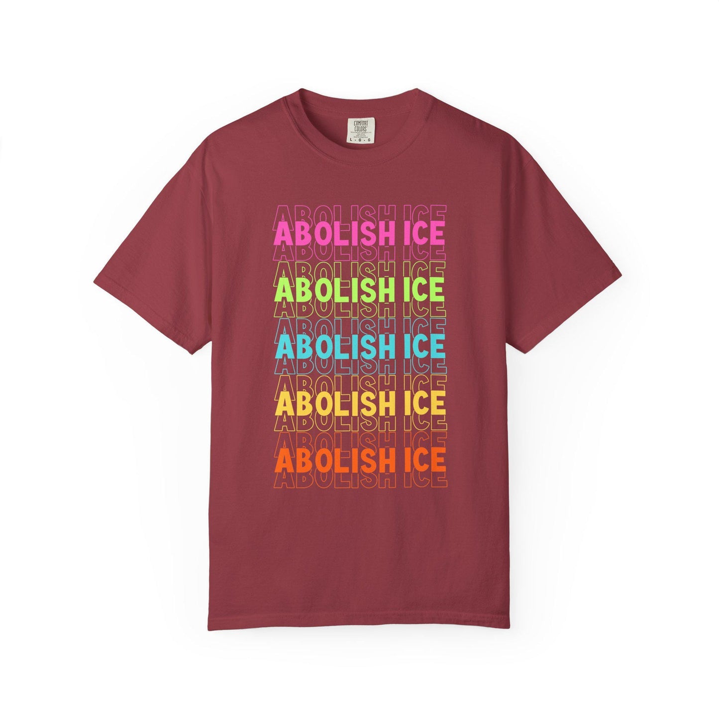 Abolish ICE Shirt, F*ck ICE TShirt, Justice For Minnesota T-Shirt, Chinga La Migra Merch, Anti Trump FDT, Rainbow Design Immigration Rights