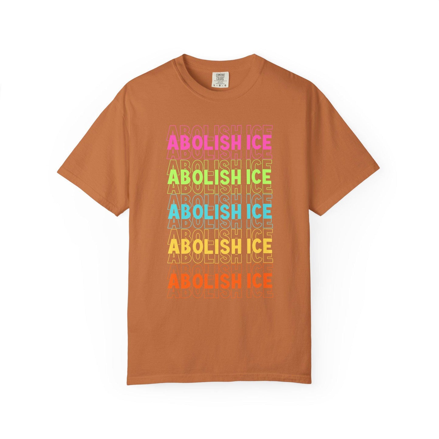 Abolish ICE Shirt, F*ck ICE TShirt, Justice For Minnesota T-Shirt, Chinga La Migra Merch, Anti Trump FDT, Rainbow Design Immigration Rights