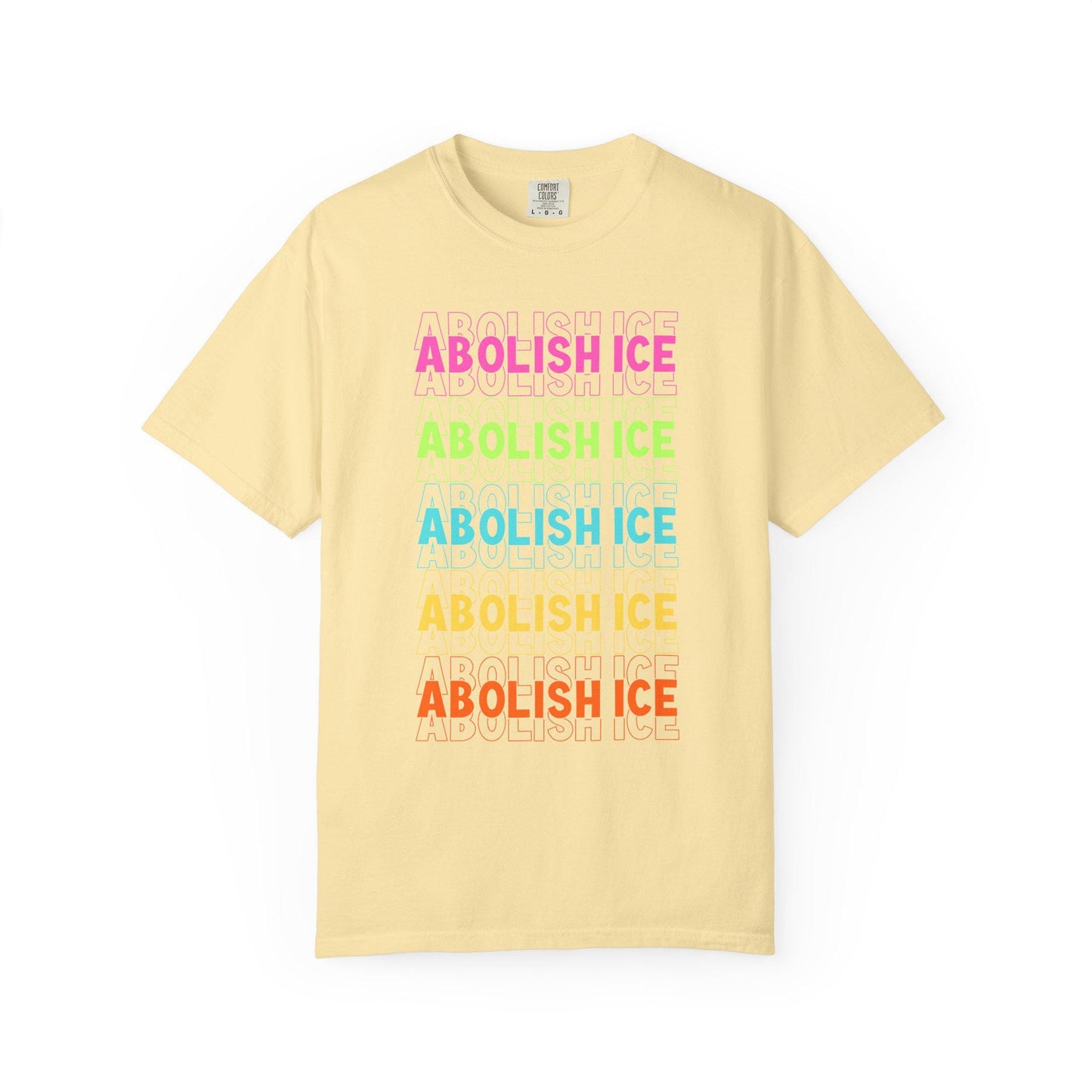 Abolish ICE Shirt, F*ck ICE TShirt, Justice For Minnesota T-Shirt, Chinga La Migra Merch, Anti Trump FDT, Rainbow Design Immigration Rights