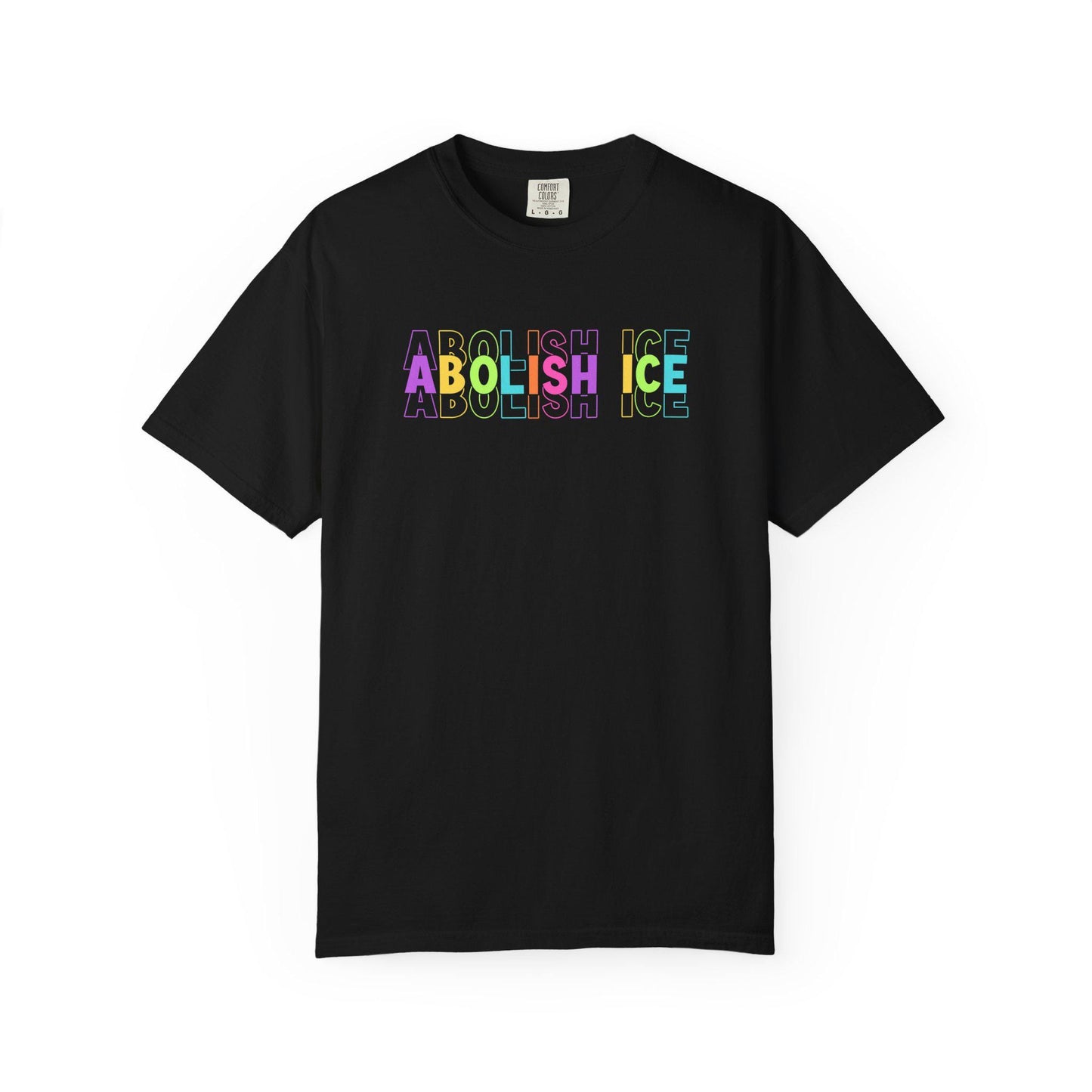 Abolish ICE Shirt, F*ck ICE TShirt, Justice For Minnesota T-Shirt, Chinga La Migra Merch, Anti Trump FDT, Rainbow Design Immigration Rights
