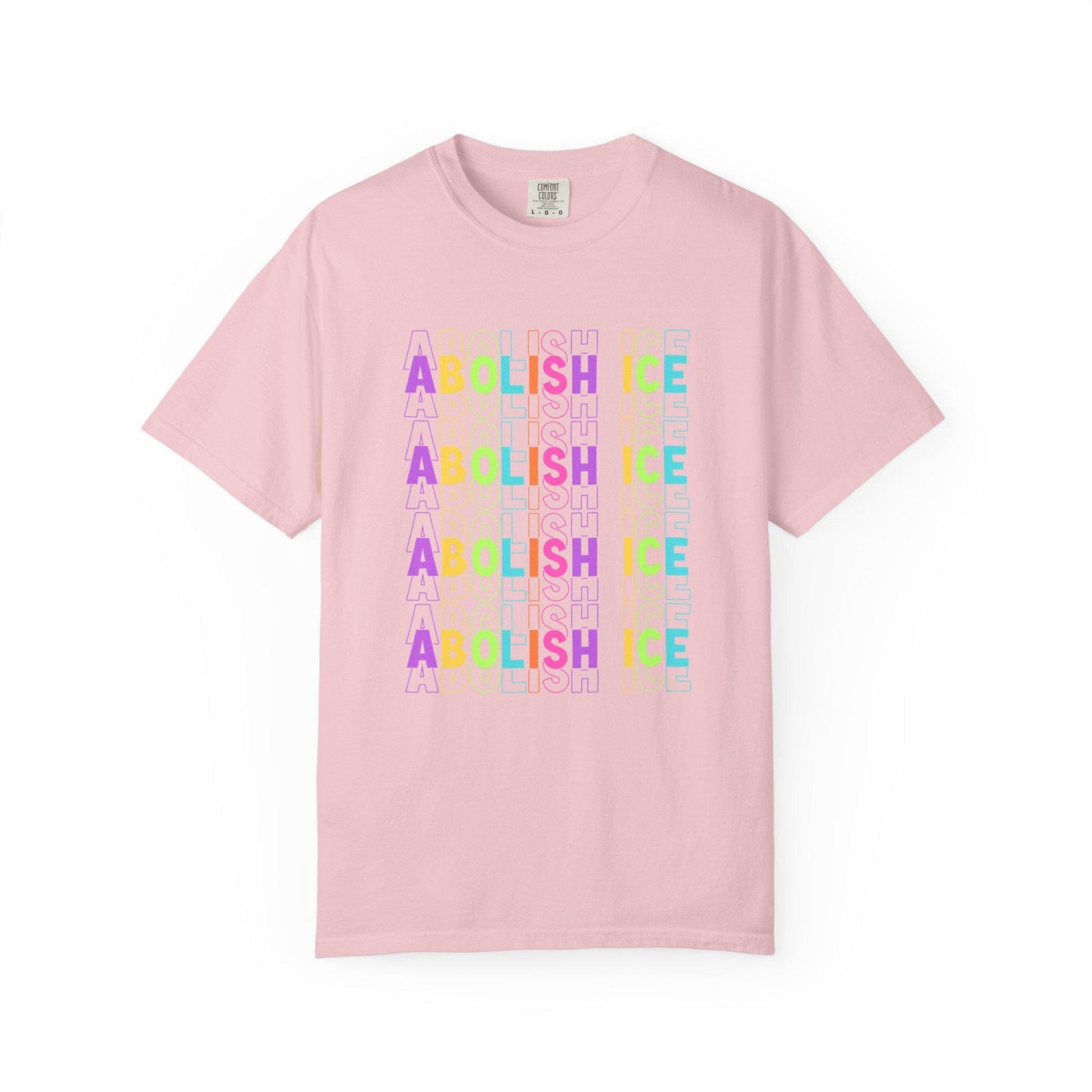 Abolish ICE Shirt, F*ck ICE TShirt, Justice For Minnesota T-Shirt, Chinga La Migra Merch, Anti Trump FDT, Rainbow Design Immigration Rights