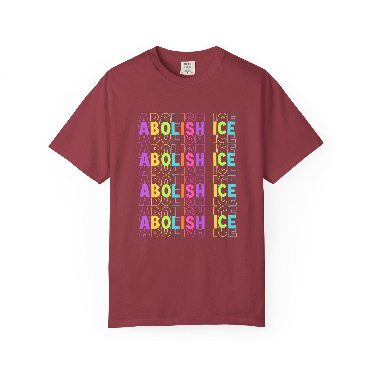 Abolish ICE Shirt, F*ck ICE TShirt, Justice For Minnesota T-Shirt, Chinga La Migra Merch, Anti Trump FDT, Rainbow Design Immigration Rights