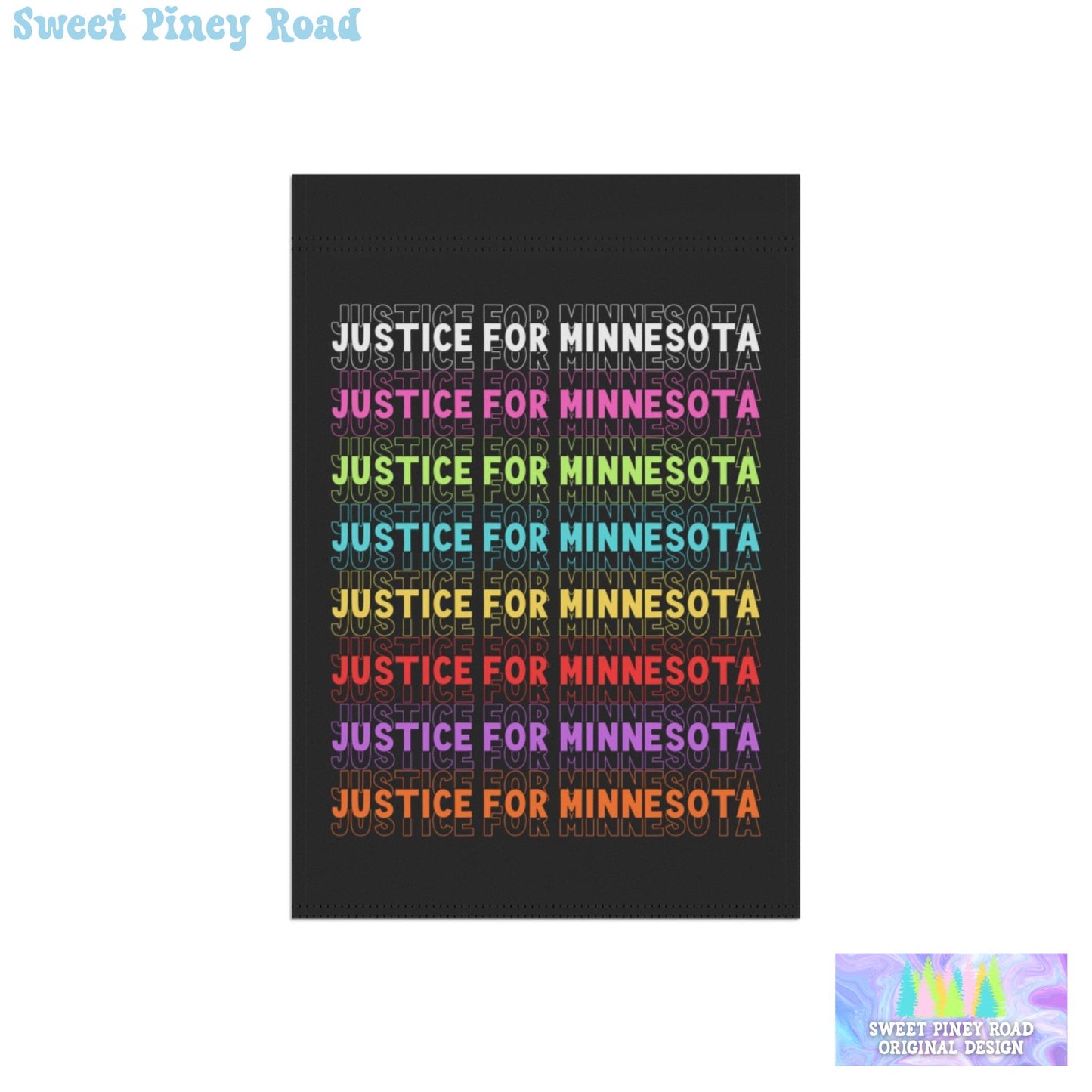 Justice For Minnesota Yard Sign, Abolish ICE Rainbow Garden Flag, Waltz Protest Human Rights Banner, Protest Rally F*ck ICE Anti Trump FDT