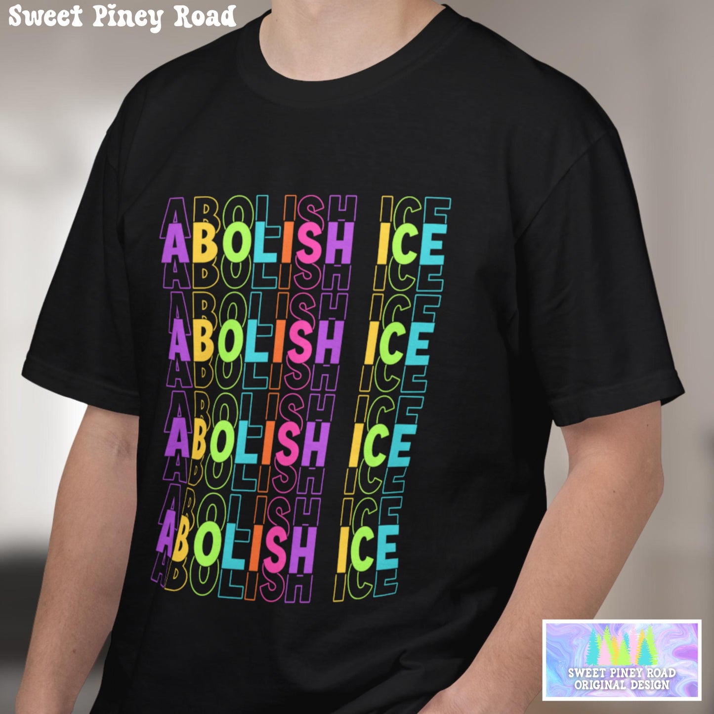 Abolish ICE Shirt, F*ck ICE TShirt, Justice For Minnesota T-Shirt, Chinga La Migra Merch, Anti Trump FDT, Rainbow Design Immigration Rights
