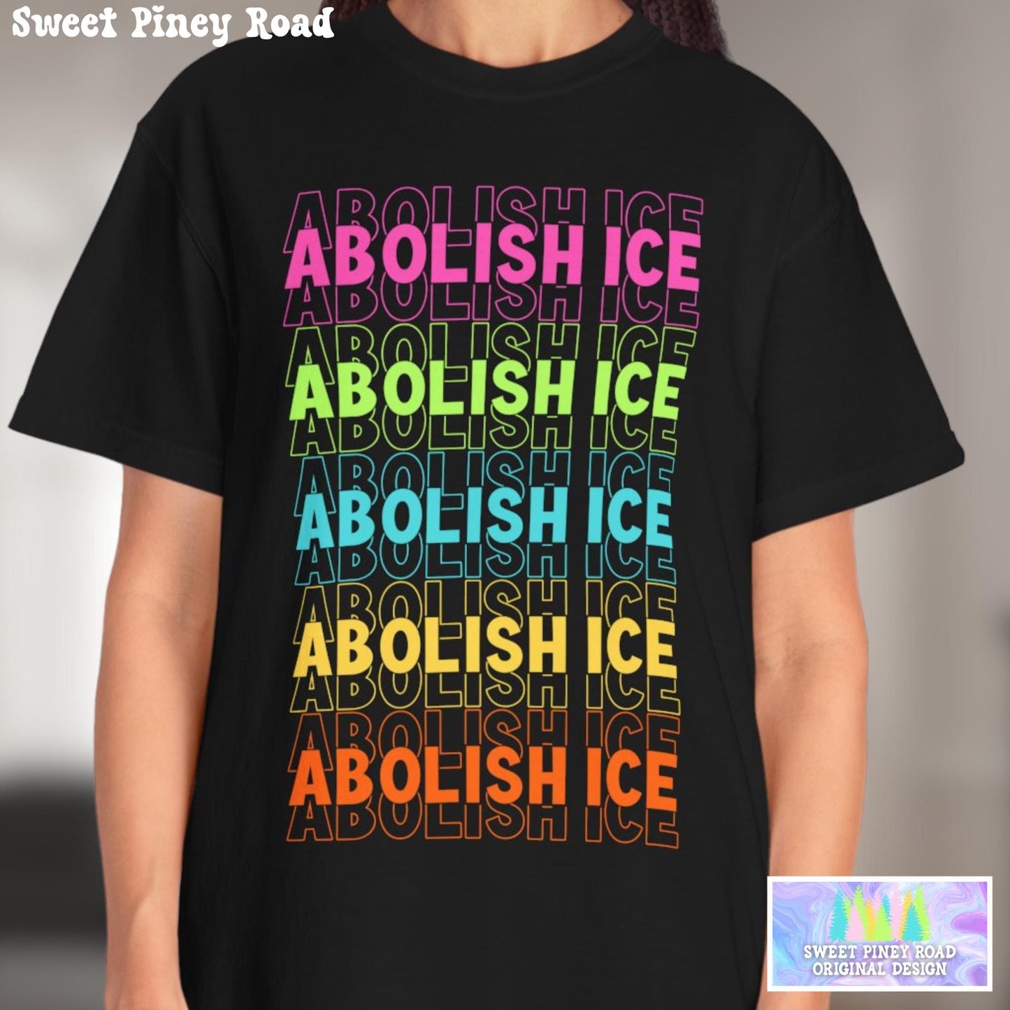 Abolish ICE Shirt, F*ck ICE TShirt, Justice For Minnesota T-Shirt, Chinga La Migra Merch, Anti Trump FDT, Rainbow Design Immigration Rights