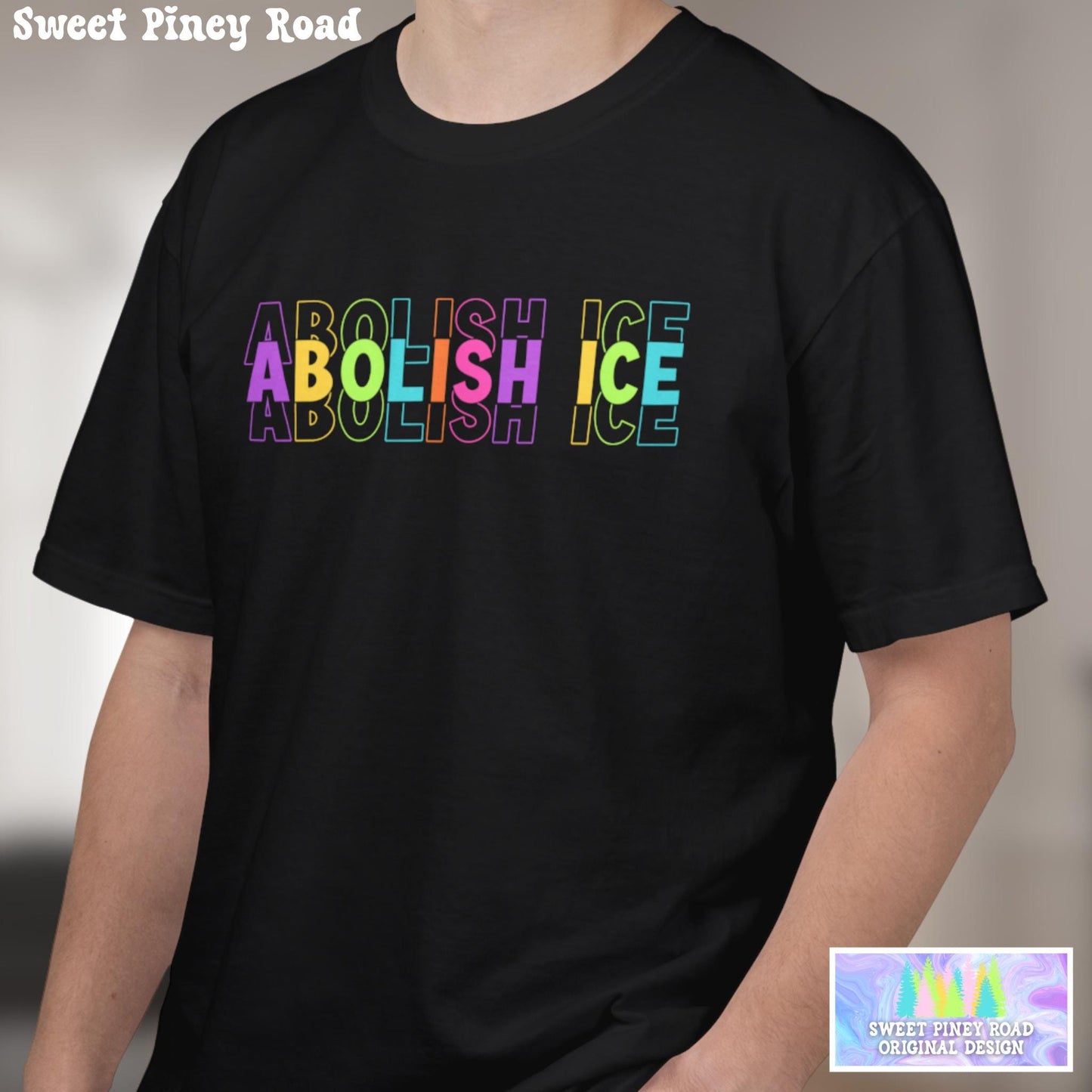 Abolish ICE Shirt, F*ck ICE TShirt, Justice For Minnesota T-Shirt, Chinga La Migra Merch, Anti Trump FDT, Rainbow Design Immigration Rights