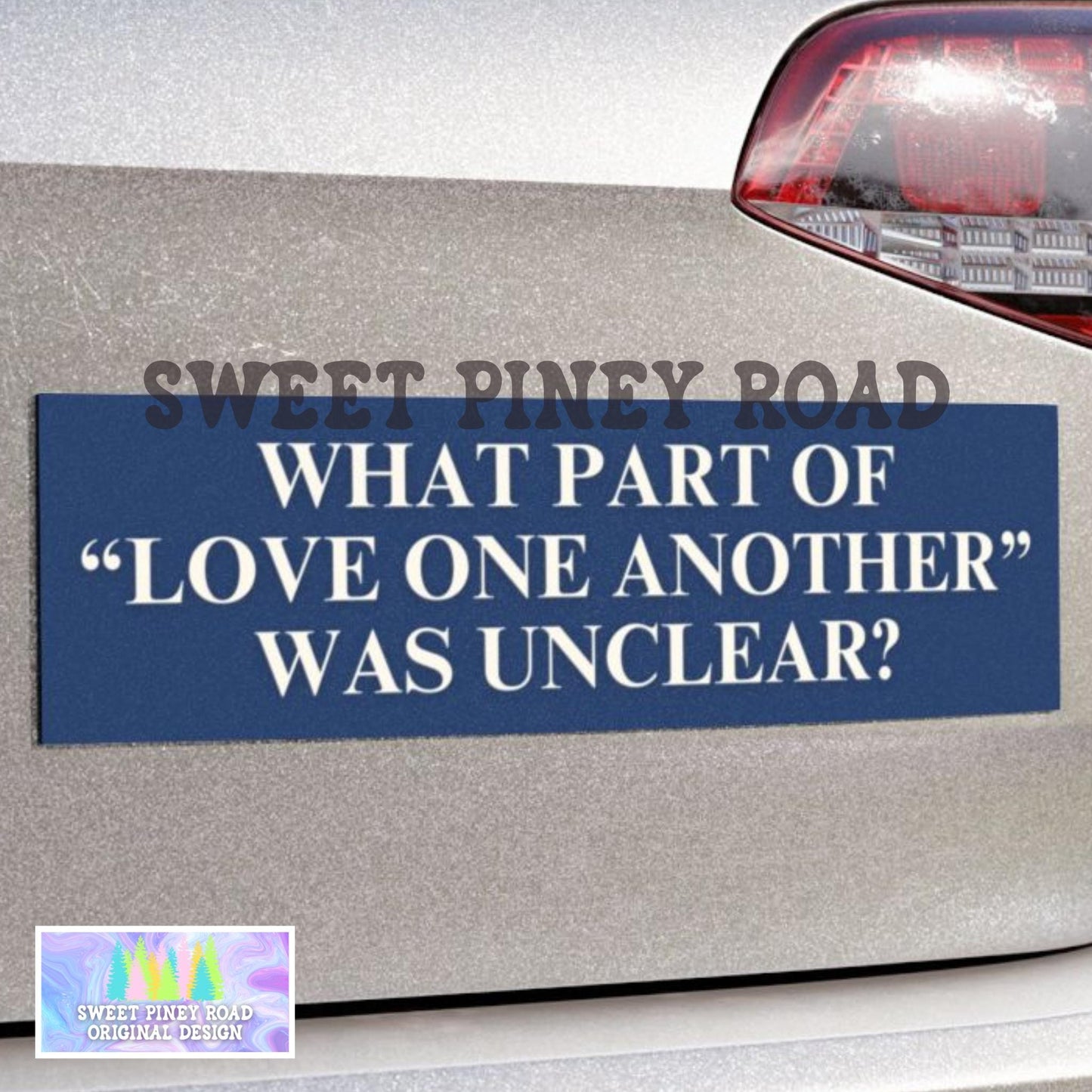 Love One Another Car Magnet, F*ck ICE Bumper Sticker, Abolish ICE Protest, Love Thy Neighbor Sticker, Anti Trump Immigration, FDT Equality