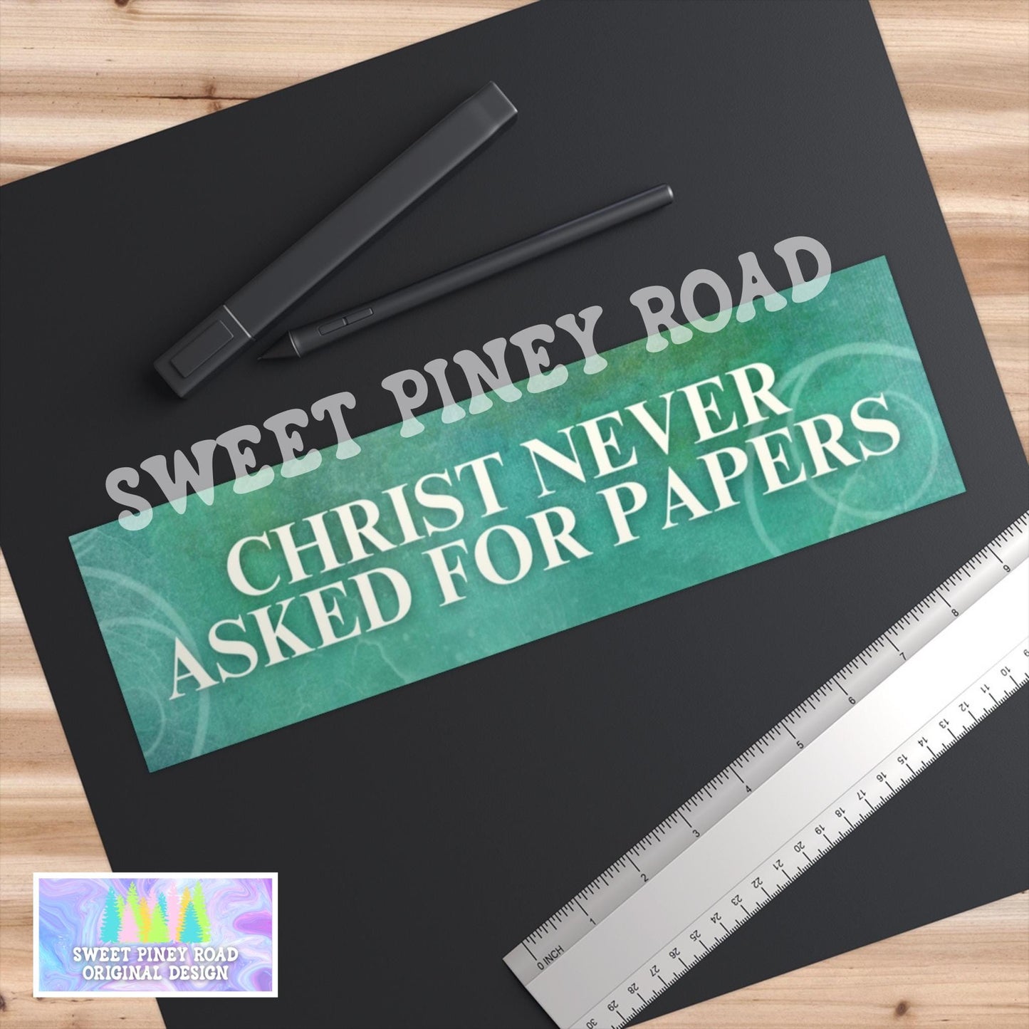 Christ Never Asked For Papers Car Magnet, Abolish ICE Car Magnet, F*ck ICE Pro Immigration Ally, Human Rights Anti Trump FDT Jesus Protest