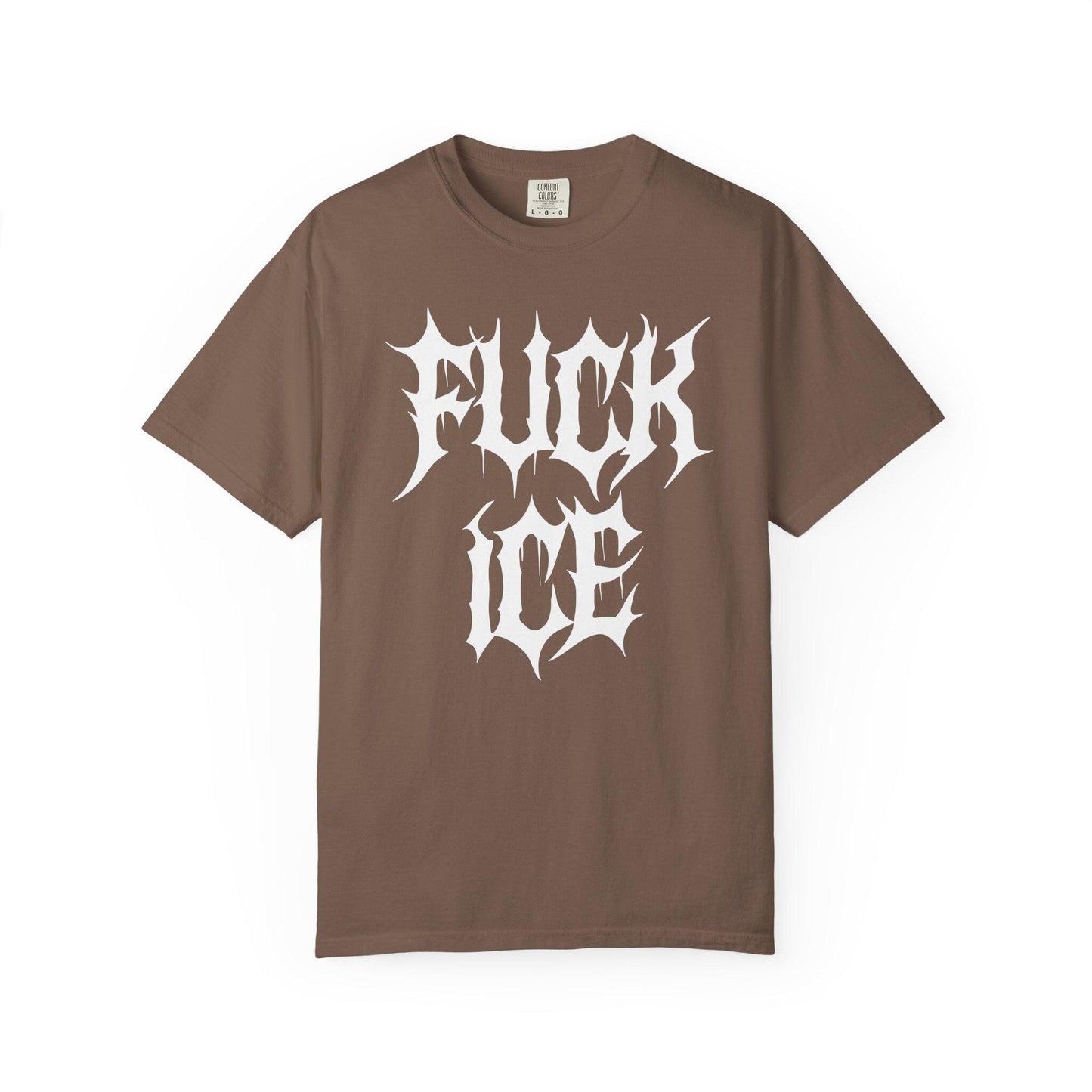F*ck ICE Metalcore Shirt, Alternative Goth Abolish ICE Tshirt, Goth Font Tee, Deathcore Hardcore FDT T-Shirt, Anti Trump Pro Immigration