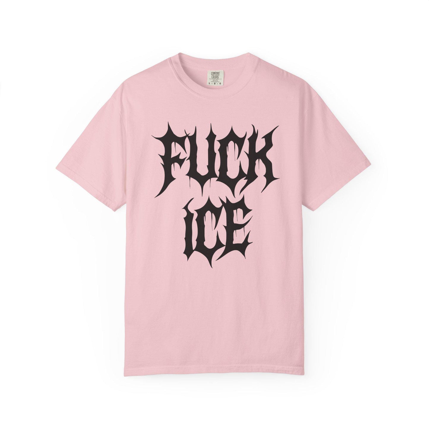 F*ck ICE Metalcore Shirt, Alternative Goth Abolish ICE Tshirt, Goth Font Tee, Deathcore Hardcore FDT T-Shirt, Anti Trump Pro Immigration
