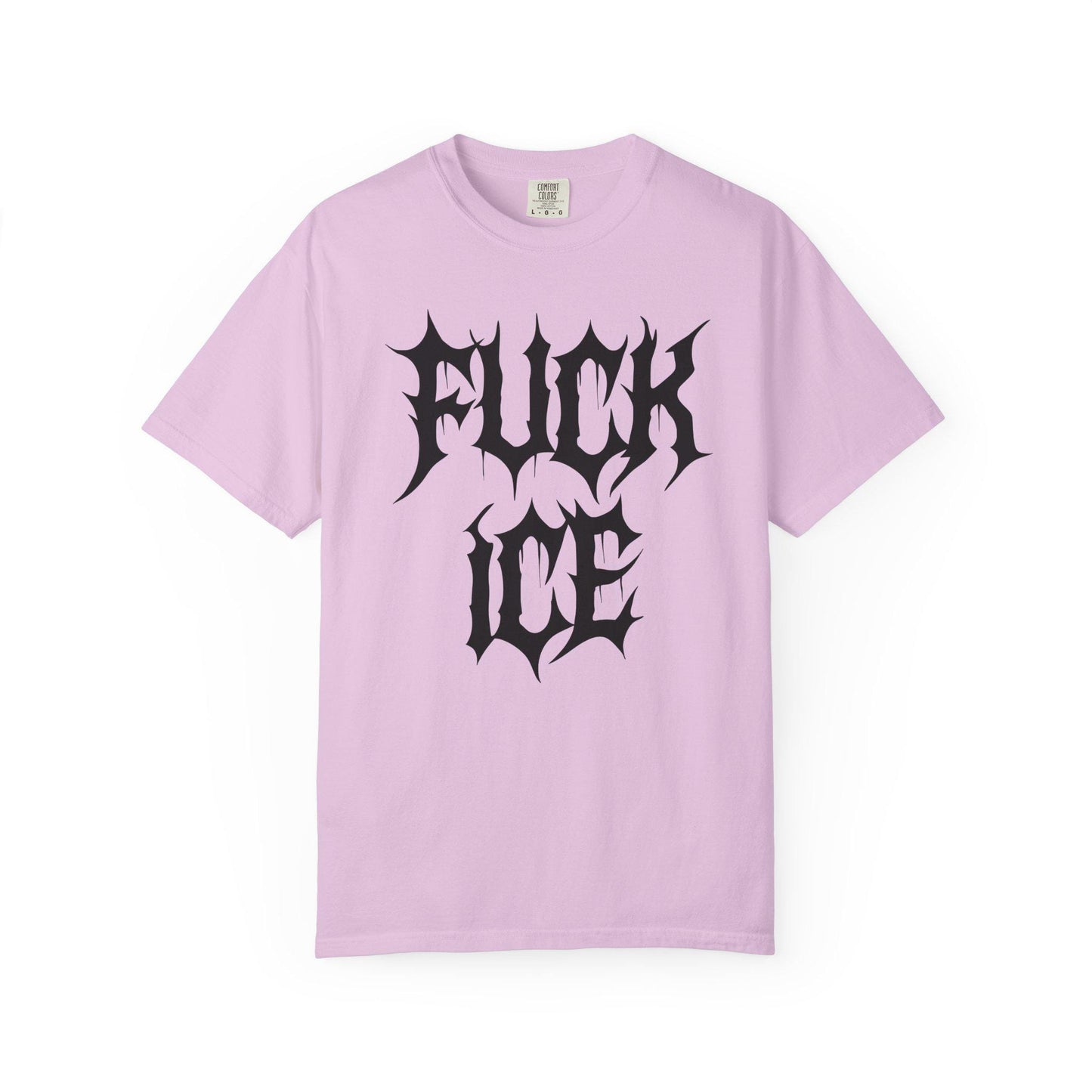 F*ck ICE Metalcore Shirt, Alternative Goth Abolish ICE Tshirt, Goth Font Tee, Deathcore Hardcore FDT T-Shirt, Anti Trump Pro Immigration