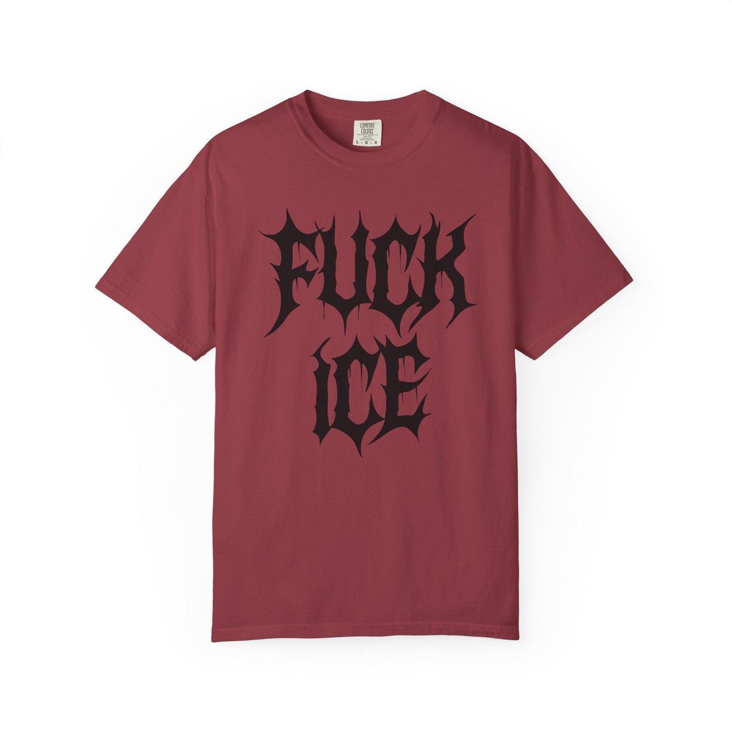 F*ck ICE Metalcore Shirt, Alternative Goth Abolish ICE Tshirt, Goth Font Tee, Deathcore Hardcore FDT T-Shirt, Anti Trump Pro Immigration