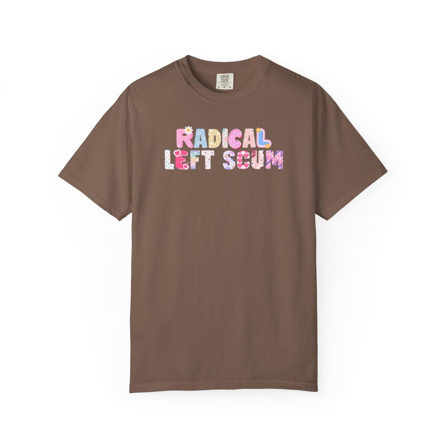 Comfort Colors Radical Left Scum Shirt, Resistance Tee, Y2k Feminist Tshirt, Activist T-Shirt Gift