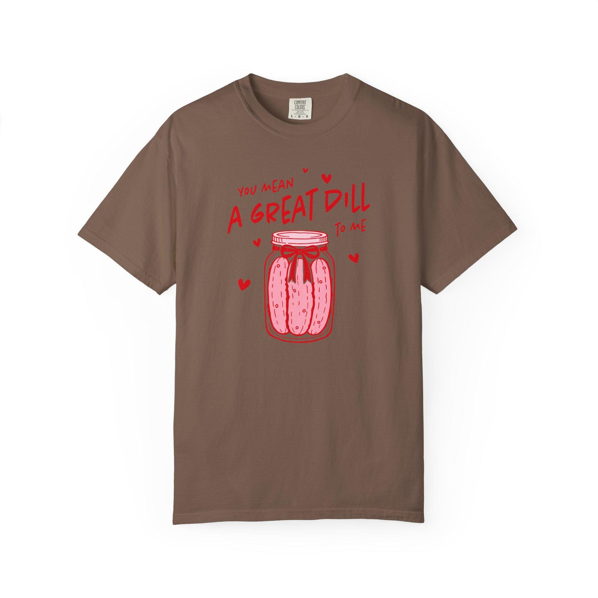 Valentines Day Dill Pickle Tshirt, Pink Lover of Pickles Tee, Shirt For Partner, Funny T-Shirt