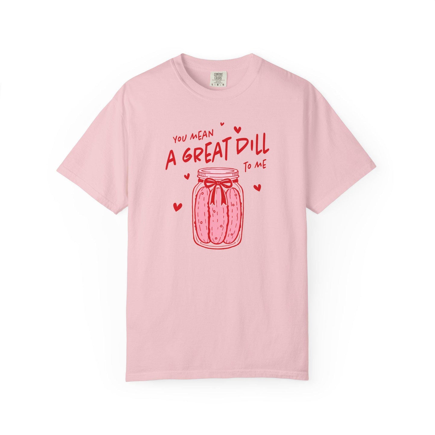 Valentines Day Dill Pickle Tshirt, Pink Lover of Pickles Tee, Shirt For Partner, Funny T-Shirt