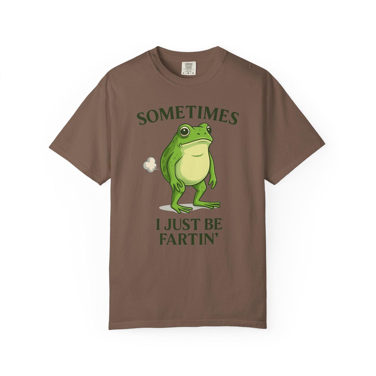 Farting Frog Tshirt, Hilarious Gag Gift Toad Shirt, Flatulence Tee, Goofy Meme Animal Lover T-Shirt