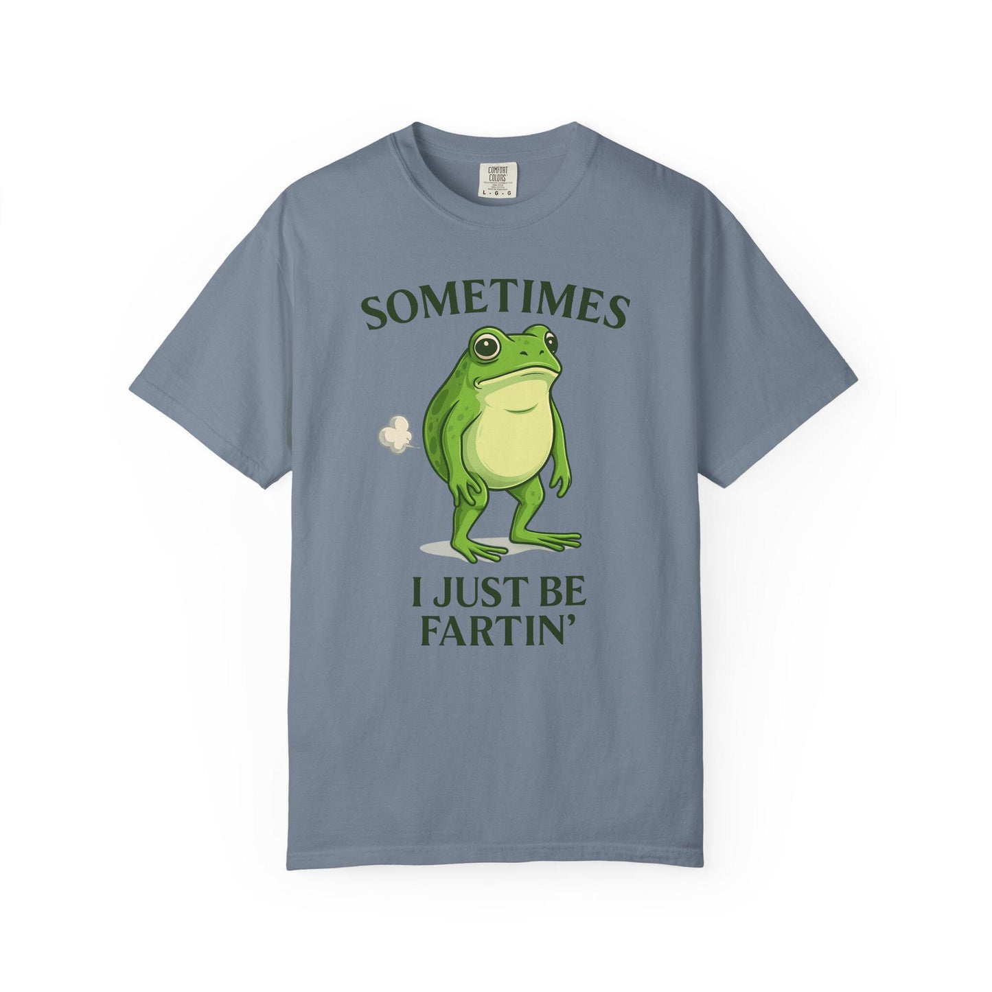 Farting Frog Tshirt, Hilarious Gag Gift Toad Shirt, Flatulence Tee, Goofy Meme Animal Lover T-Shirt