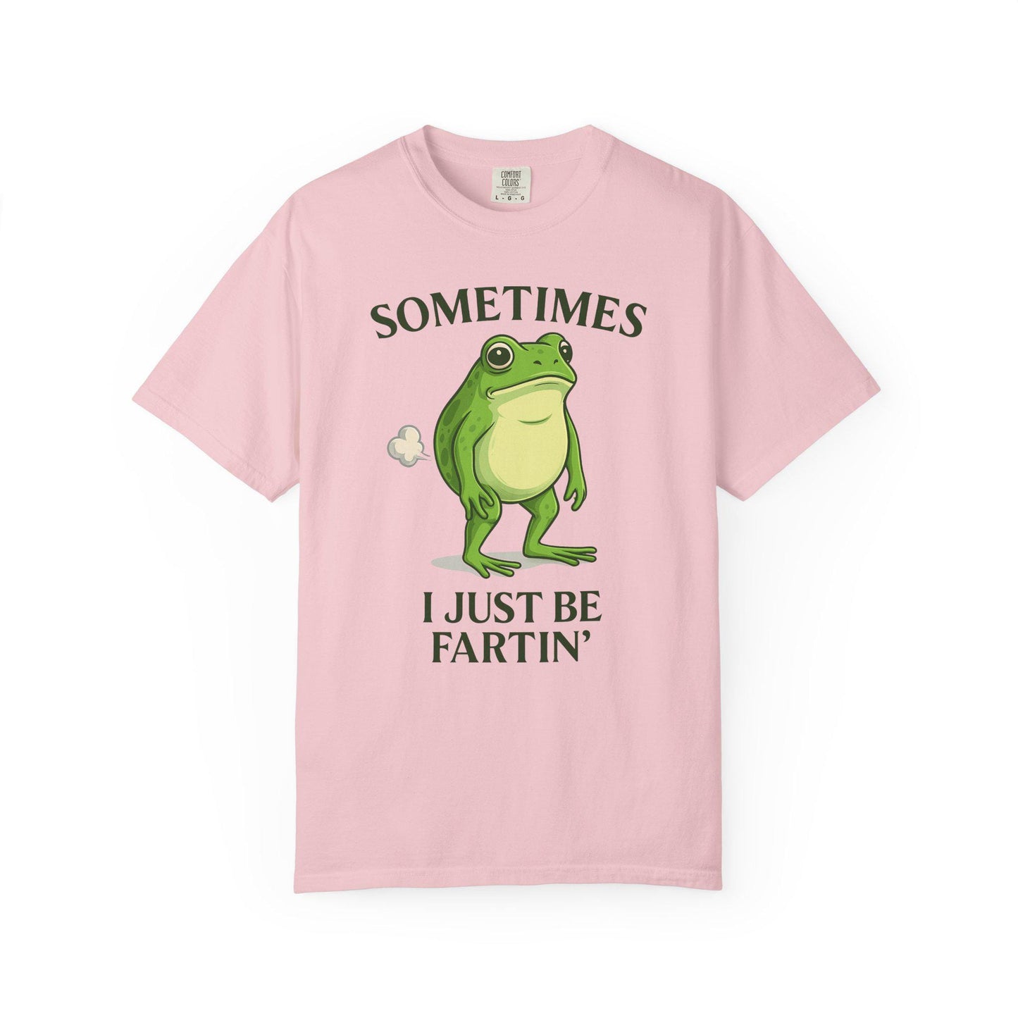Farting Frog Tshirt, Hilarious Gag Gift Toad Shirt, Flatulence Tee, Goofy Meme Animal Lover T-Shirt