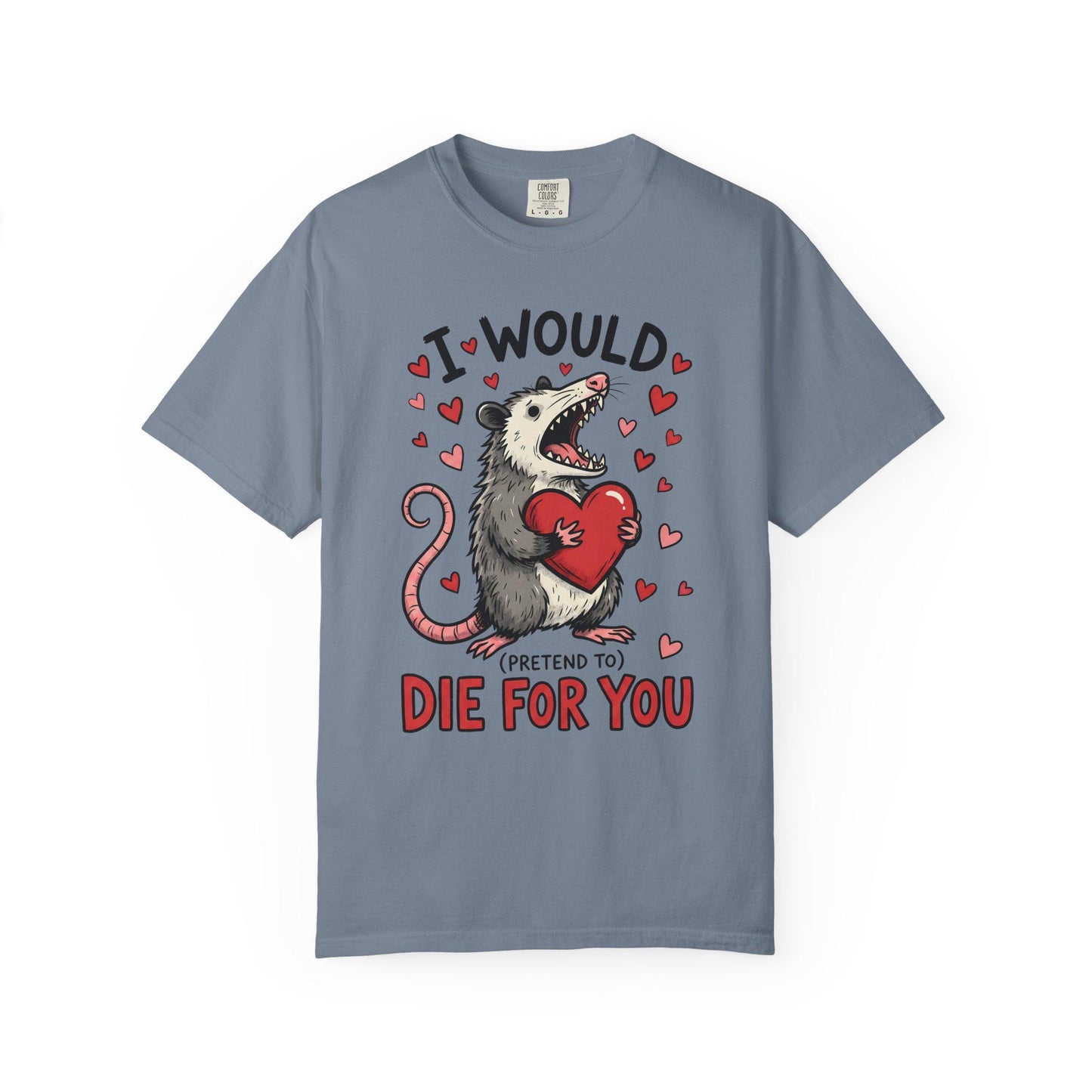 Funny Possum TShirt, Valentine’s Day Tee, Gag Gift Shirt, Animal Lover T-Shirt Idea
