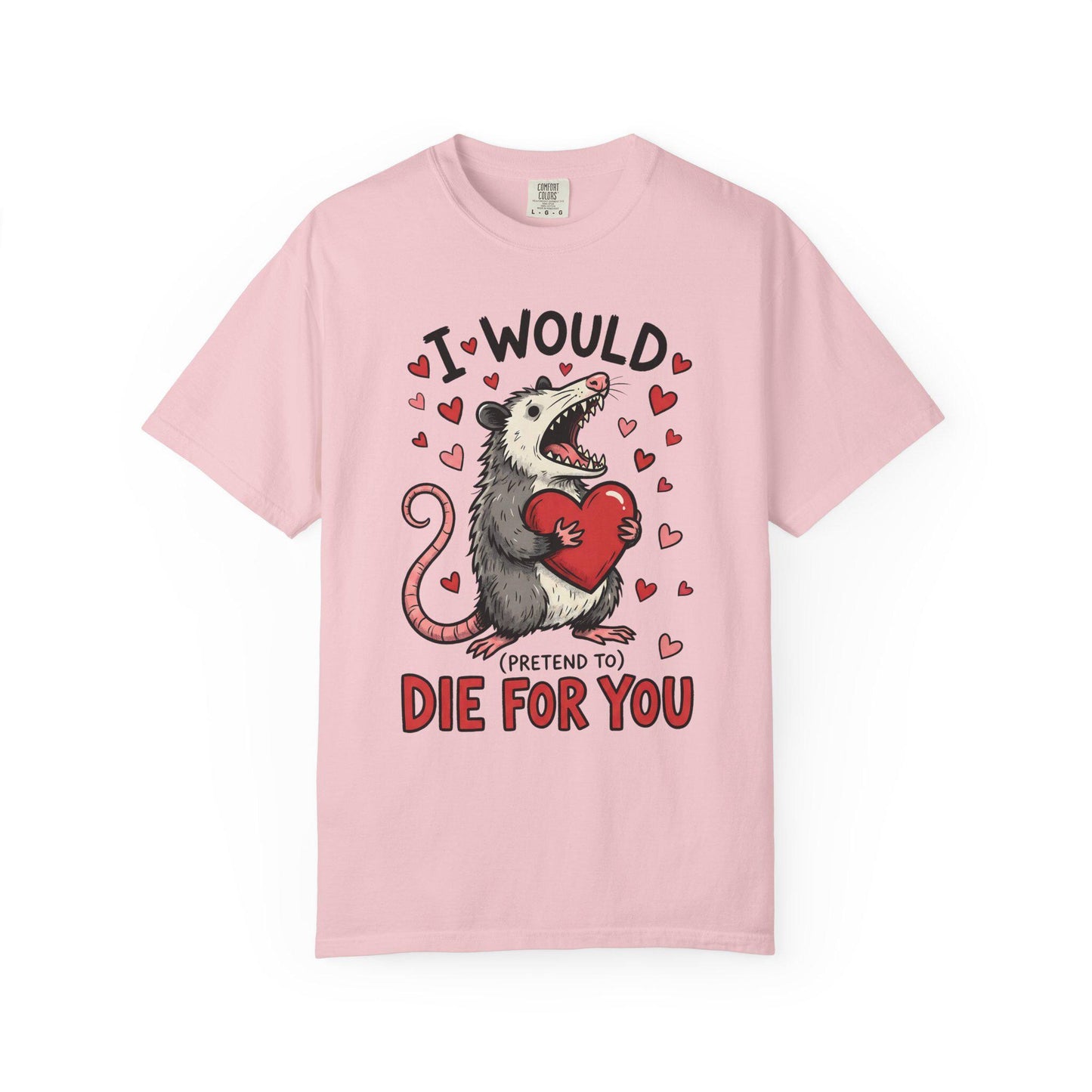 Funny Possum TShirt, Valentine’s Day Tee, Gag Gift Shirt, Animal Lover T-Shirt Idea