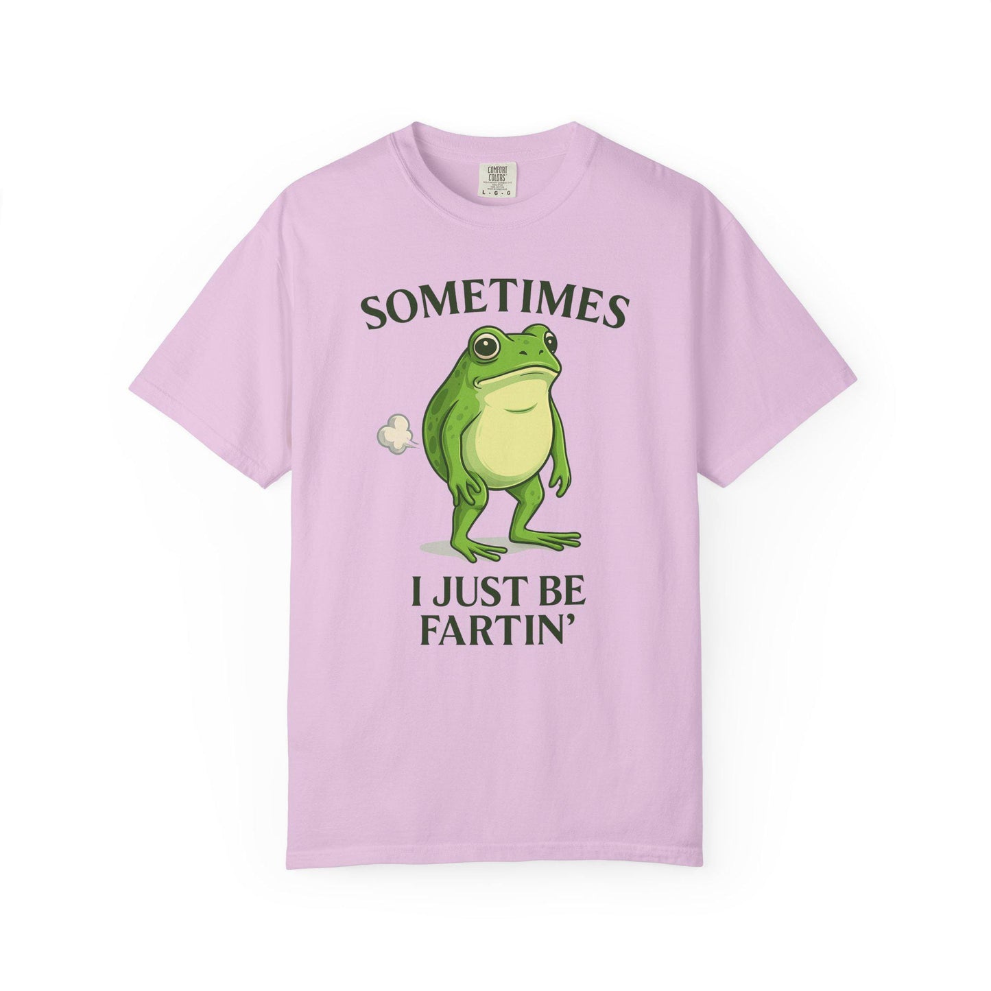 Farting Frog Tshirt, Hilarious Gag Gift Toad Shirt, Flatulence Tee, Goofy Meme Animal Lover T-Shirt