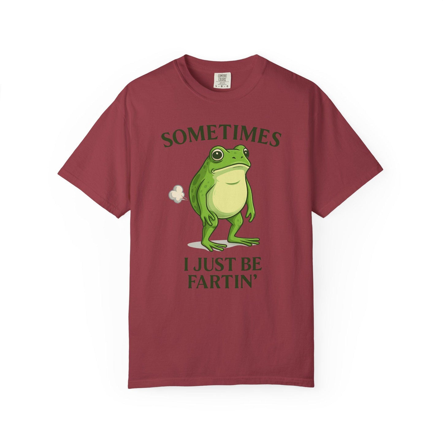 Farting Frog Tshirt, Hilarious Gag Gift Toad Shirt, Flatulence Tee, Goofy Meme Animal Lover T-Shirt