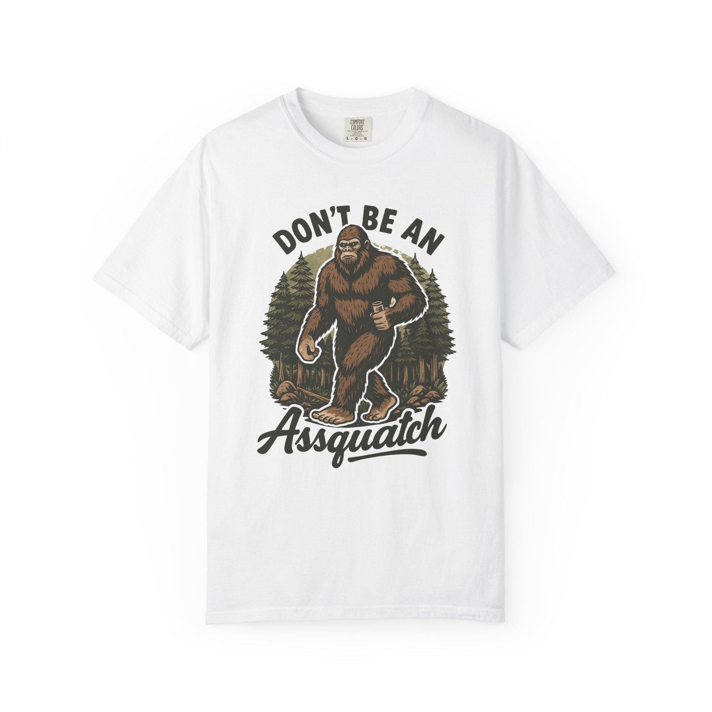 Assquatch Tshirt, Funny Sasquatch Shirt, Big Foot Gag Gift Tee, Hilarious Trendy Meme T-Shirt For Friend