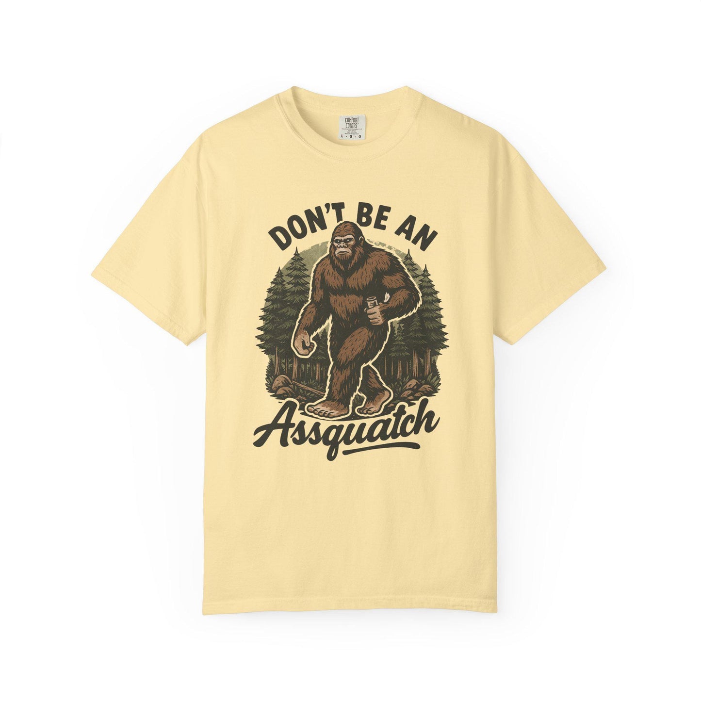 Assquatch Tshirt, Funny Sasquatch Shirt, Big Foot Gag Gift Tee, Hilarious Trendy Meme T-Shirt For Friend
