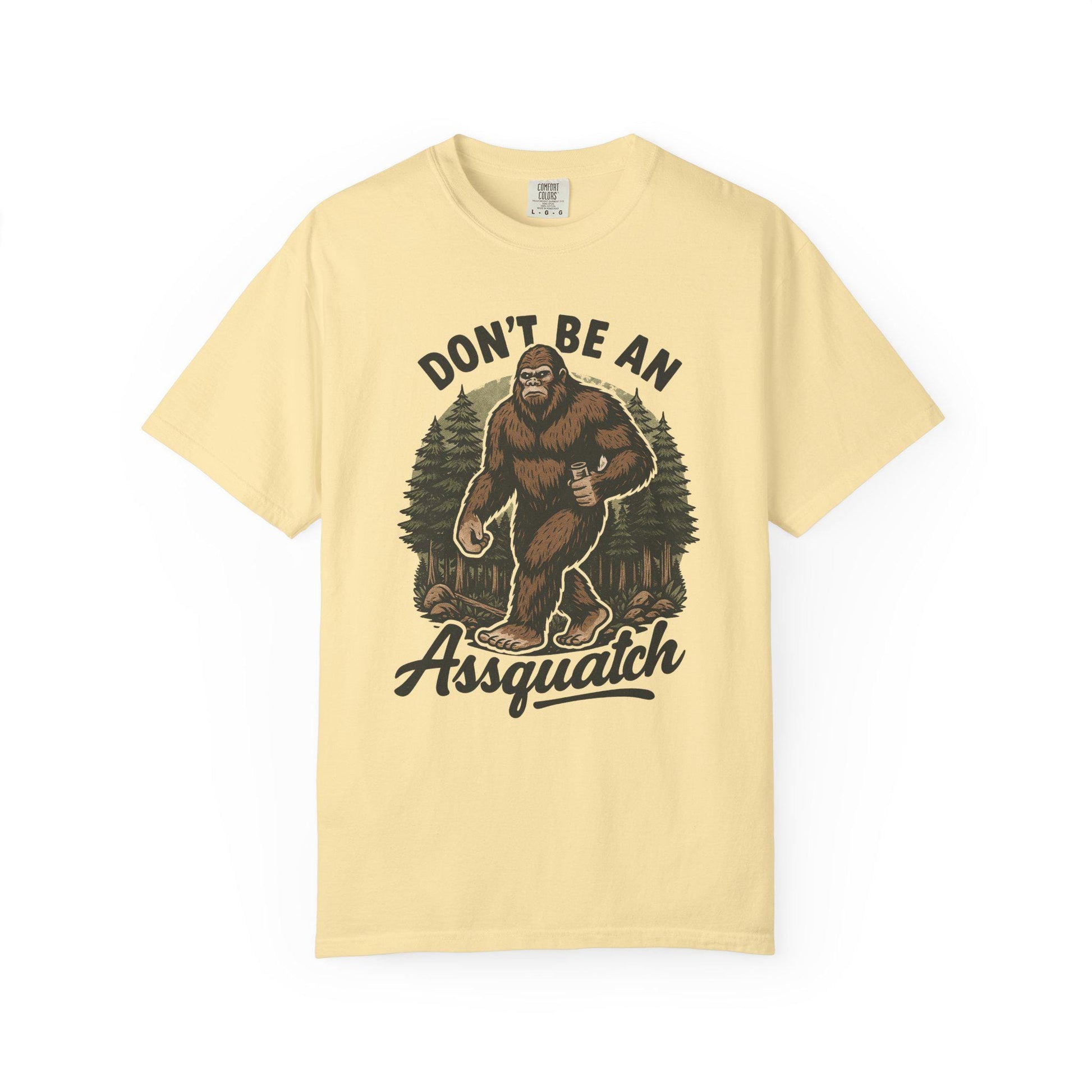 Assquatch Tshirt, Funny Sasquatch Shirt, Big Foot Gag Gift Tee, Hilarious Trendy Meme T-Shirt For Friend