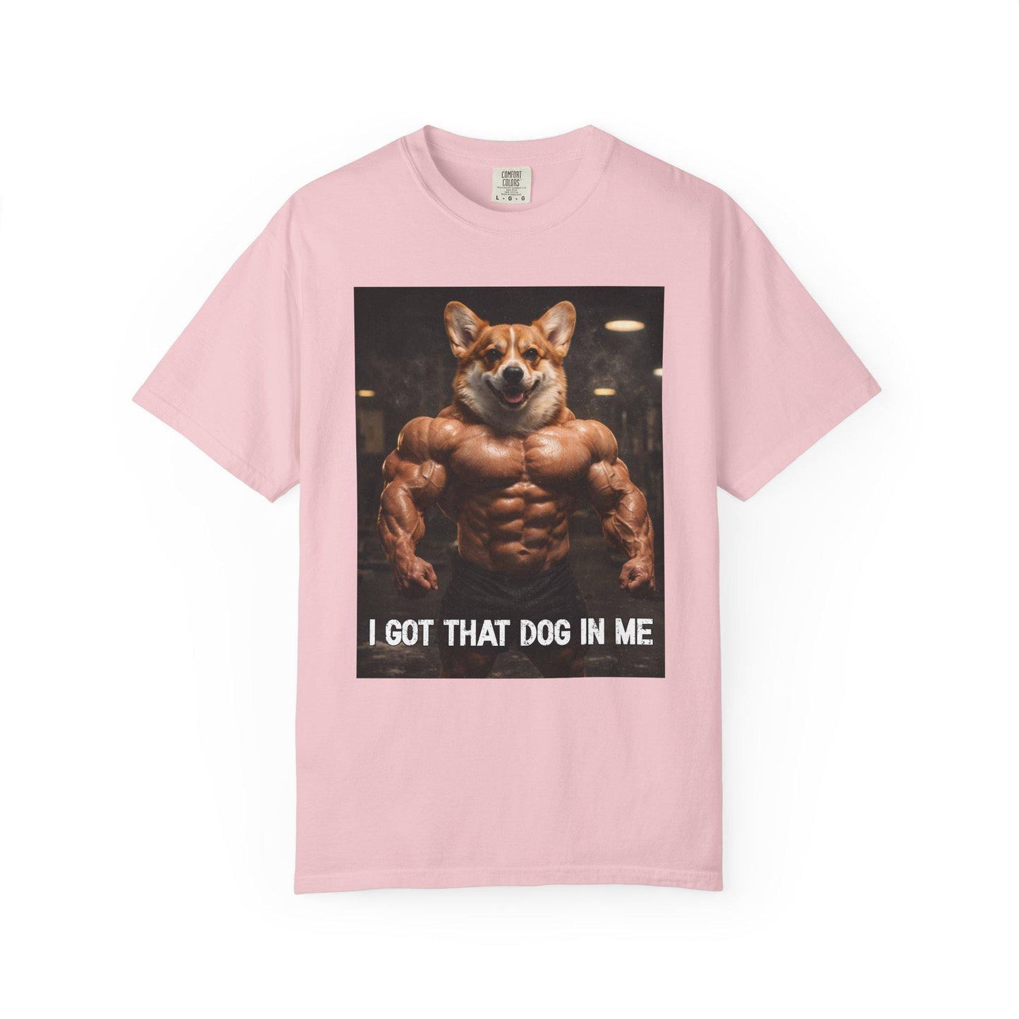 I Got That Dog In Me T-Shirt, Corgi Shirt, Vintage Destressed Gym Rat Tshirt, Brainrot Dog Tee, Gen Z Joke Doggy Lover Comfort Colors®
