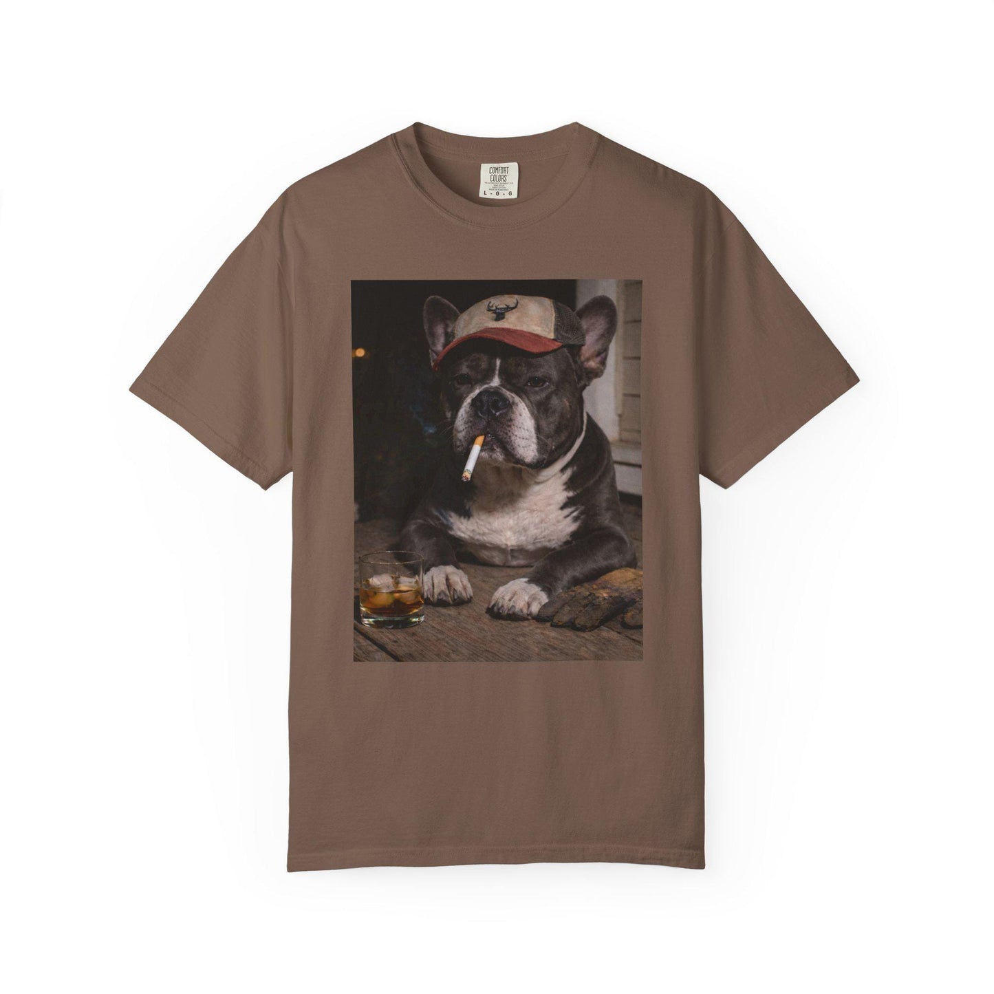 Funny French Bulldog Shirt, Dog Dad T-Shirt, Blue Collar Man Gag Gift Tee For Husband, Frenchie Owner Meme Humor Comfort Colors® Tshirt